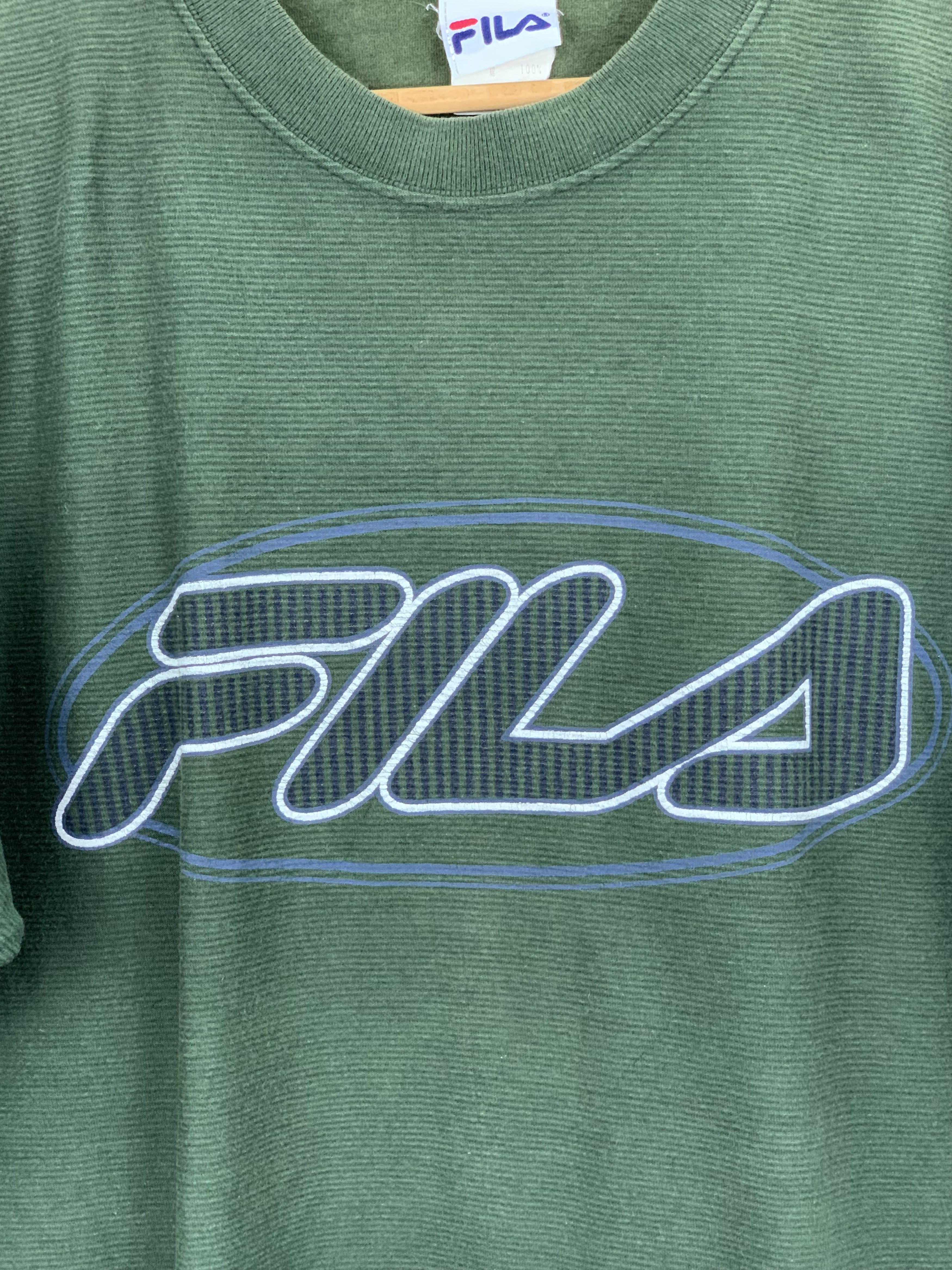 Fila Vintage Sun Faded Fila Big Logo Tee TA0121 Size US L / EU 52-54 / 3 - 8 Thumbnail