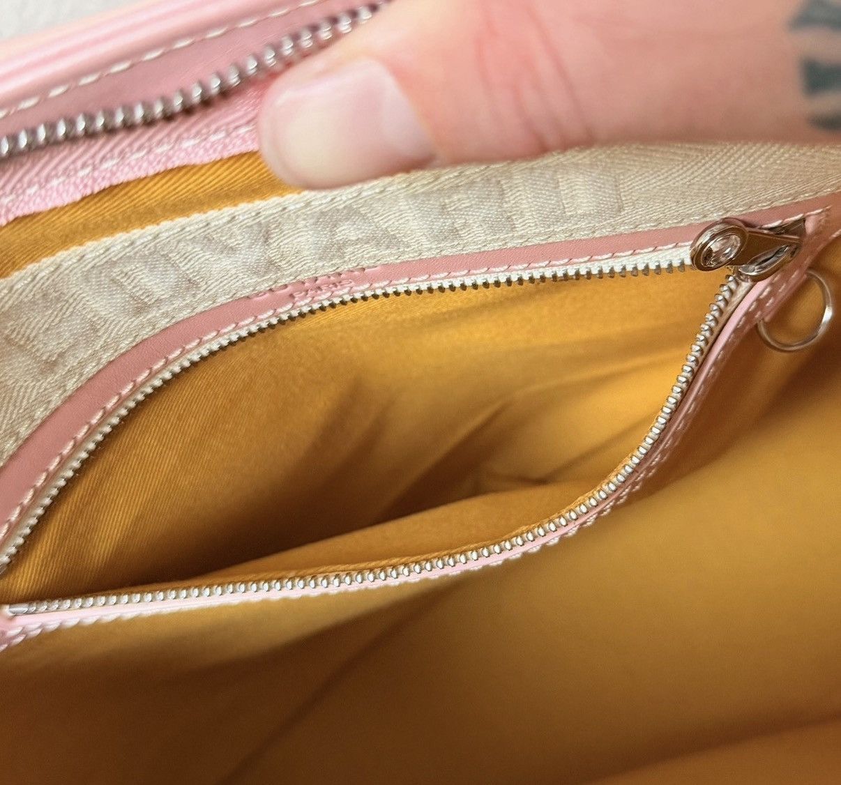 Goyard Goyard Pink Tote Bag Rare Beluga SakuraPearl 2008 Authentic Size ONE SIZE - 17 Thumbnail