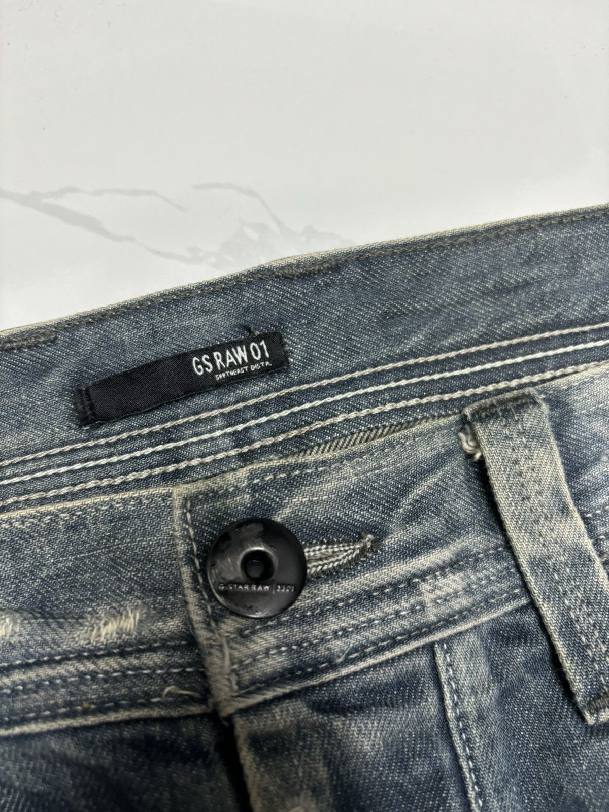 G-Star 🔥G-STAR RAW HOMELESS DISTRESSED DENIM UNDERCOVER STYLE Size US 35 - 10 Thumbnail