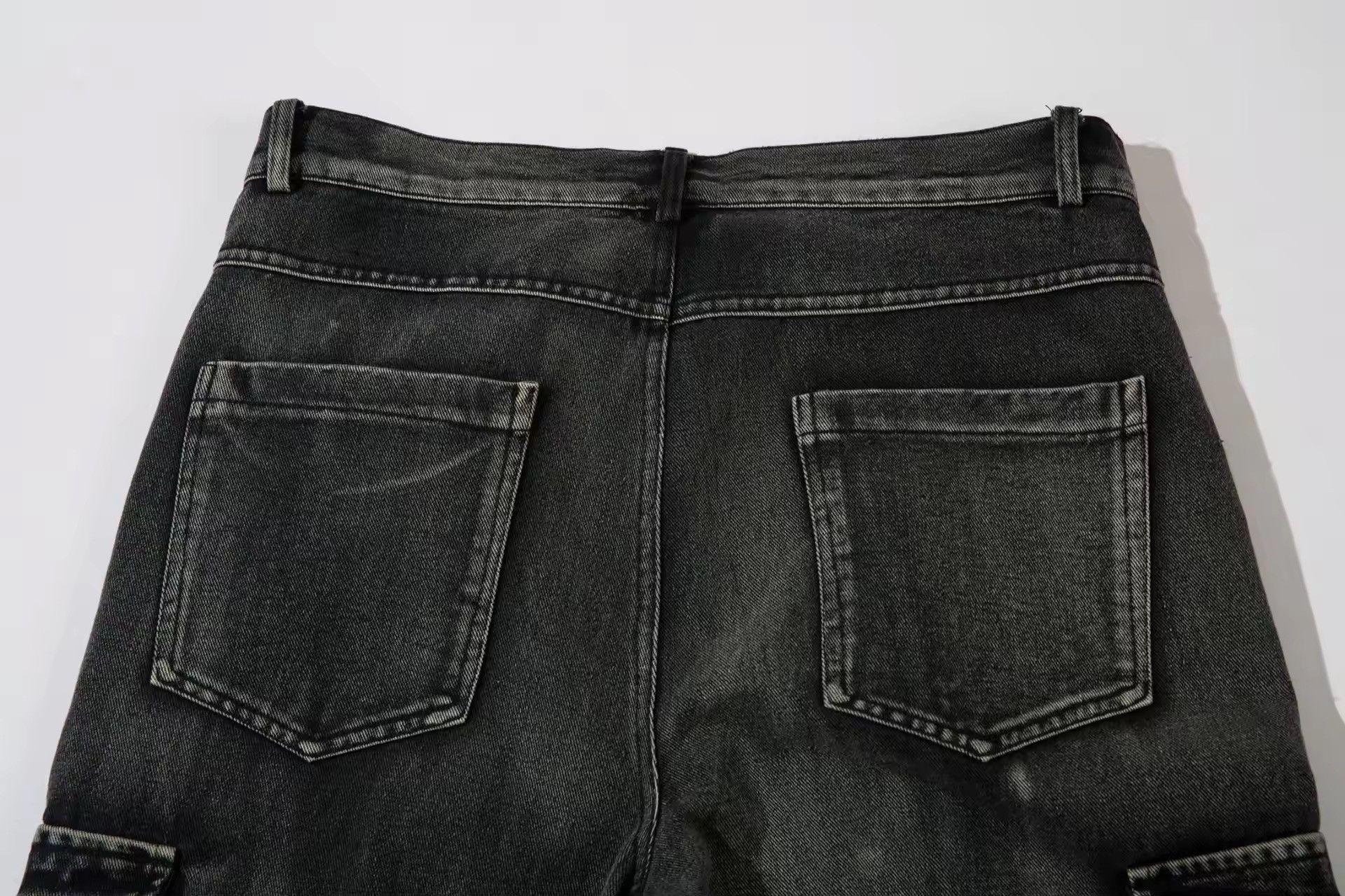 Jean × Vintage Streetwear Heavy Industry Embroidery Loose Wide-leg Jean Size US 34 / EU 50 - 7 Thumbnail