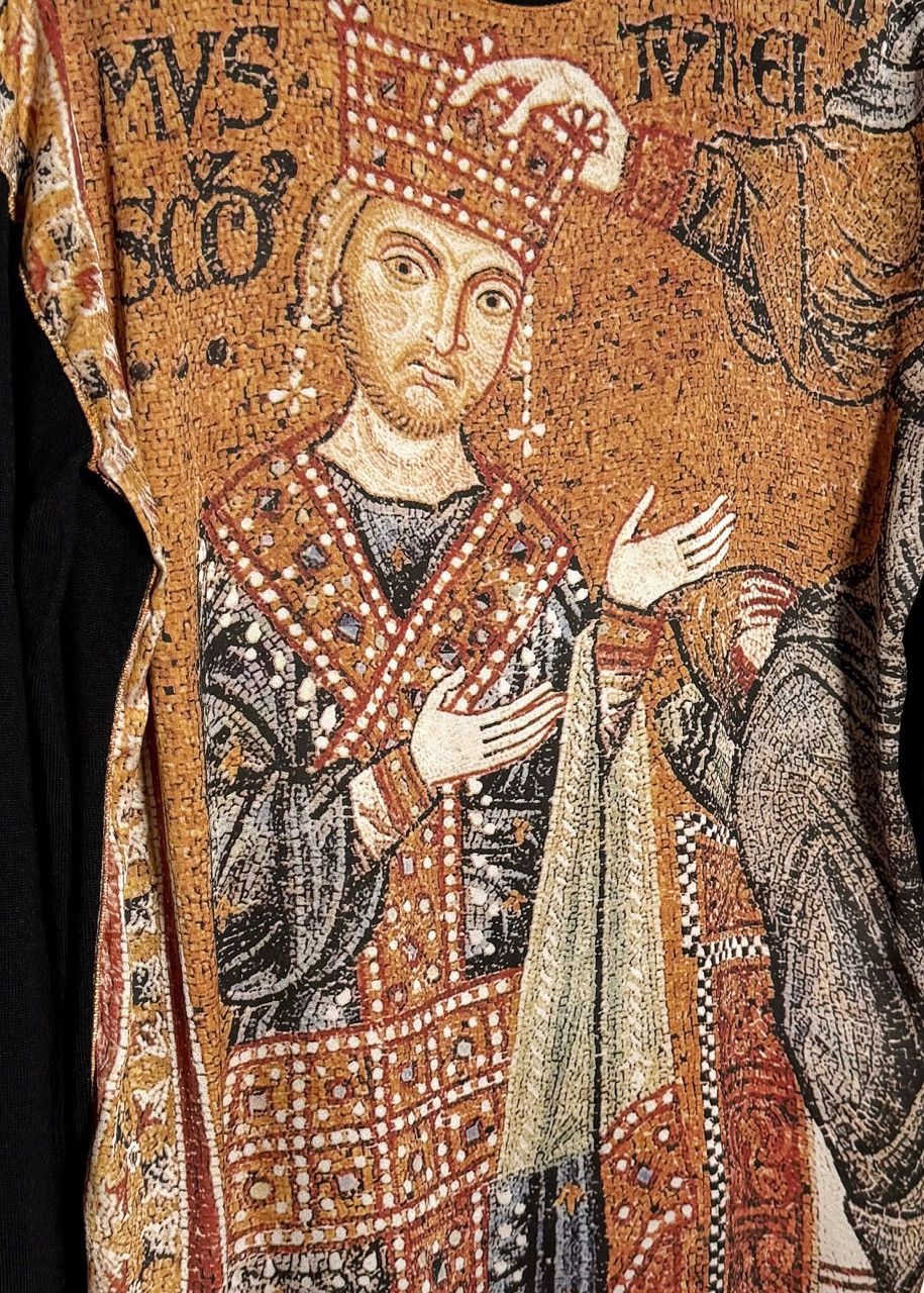 Dolce & Gabbana Dolce & Gabbana 2013 Byzantine Print Silk Wool Top Size M / US 6-8 / IT 42-44 - 3 Thumbnail