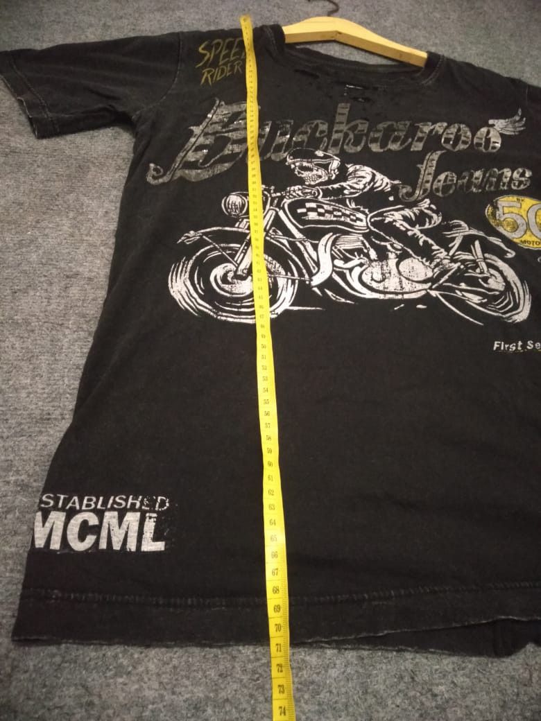If Six Was Nine Vintage Skeleton motorcycle Zip graphic tee Size US M / EU 48-50 / 2 - 6 Thumbnail