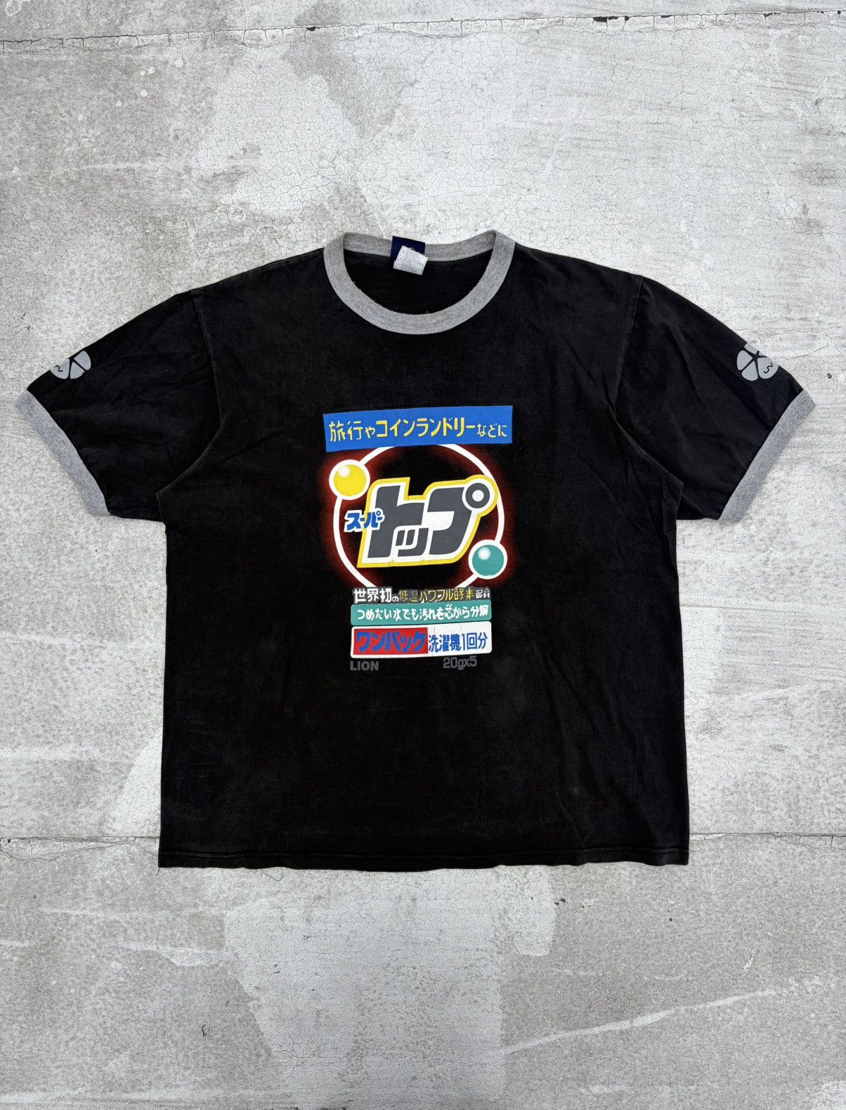 Vintage Diesel Japan Tide Graphic ringer t shirt black XL
