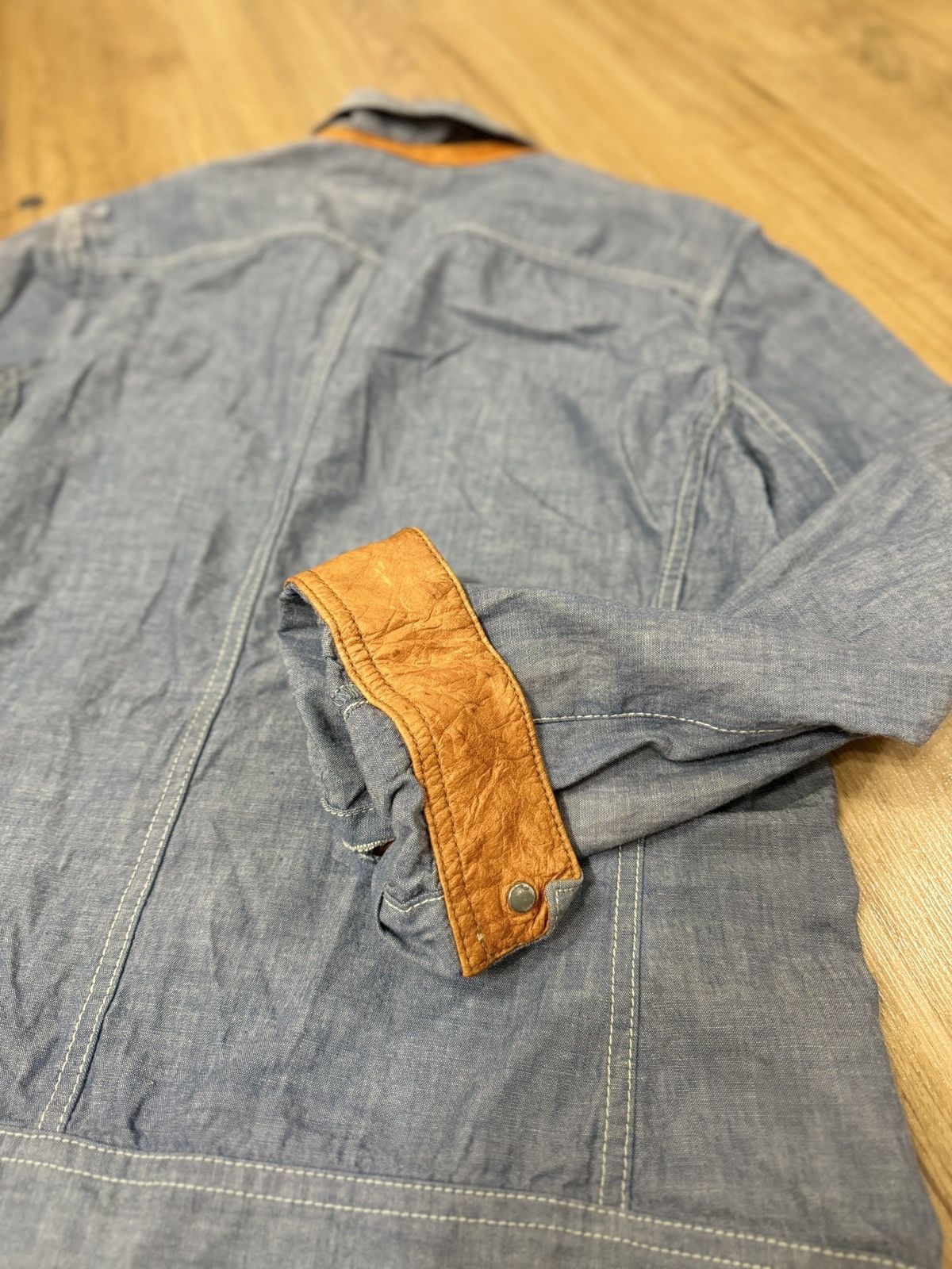 Journal Standard JOURNAL STANDARD CHAMBRAY JACKET Size US L / EU 52-54 / 3 - 3 Thumbnail