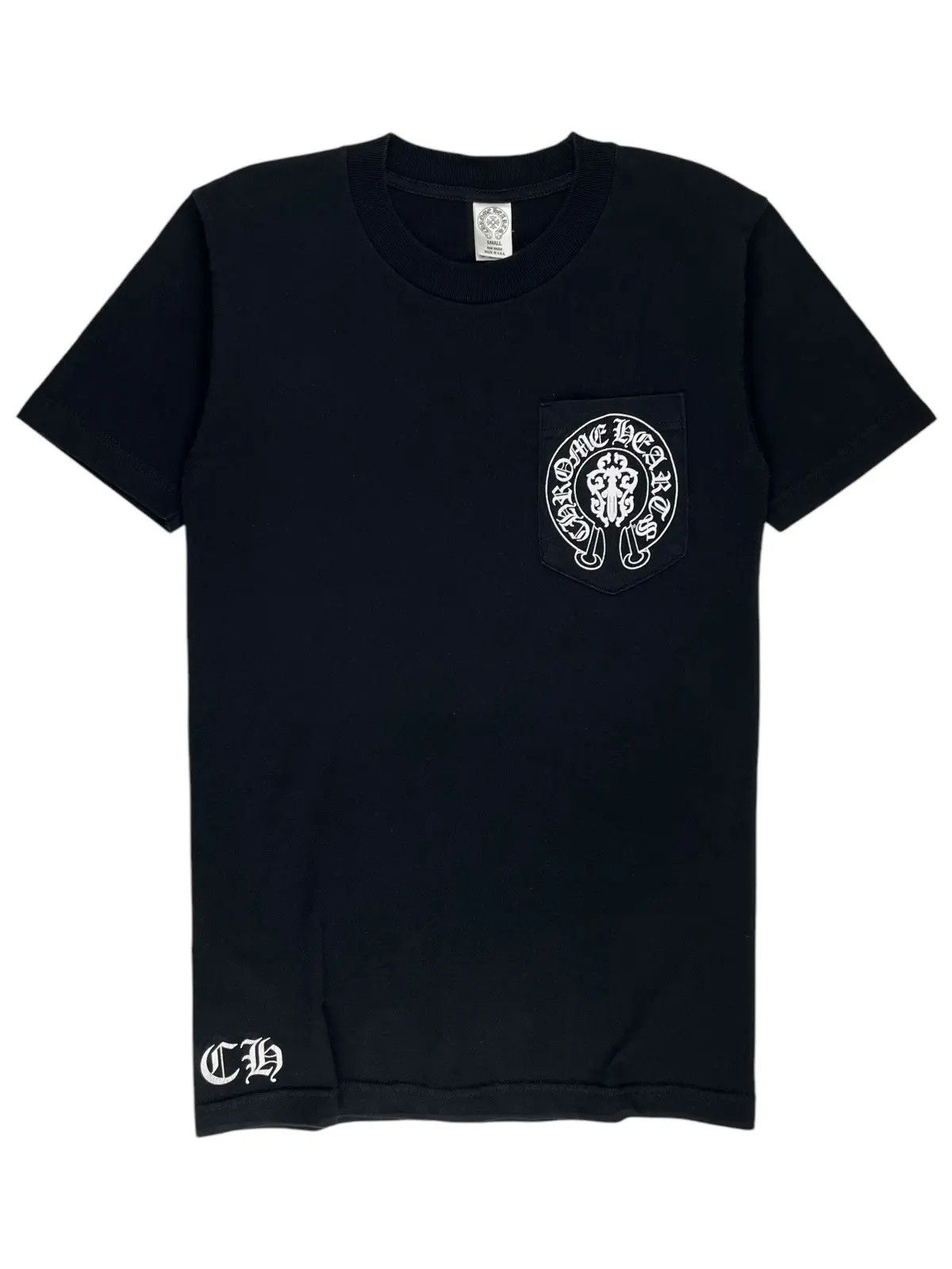 Chrome Hearts Chrome Hearts USA American Flag Logo Pocket Tshirt Black Size US M / EU 48-50 / 2 - 3 Thumbnail