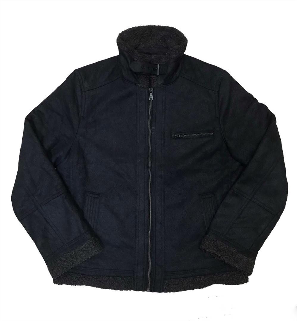Tommy Hilfiger 💥Tommy Sheepskin Fur Winter Zipper Jacket Size US L / EU 52-54 / 3 - 4 Thumbnail