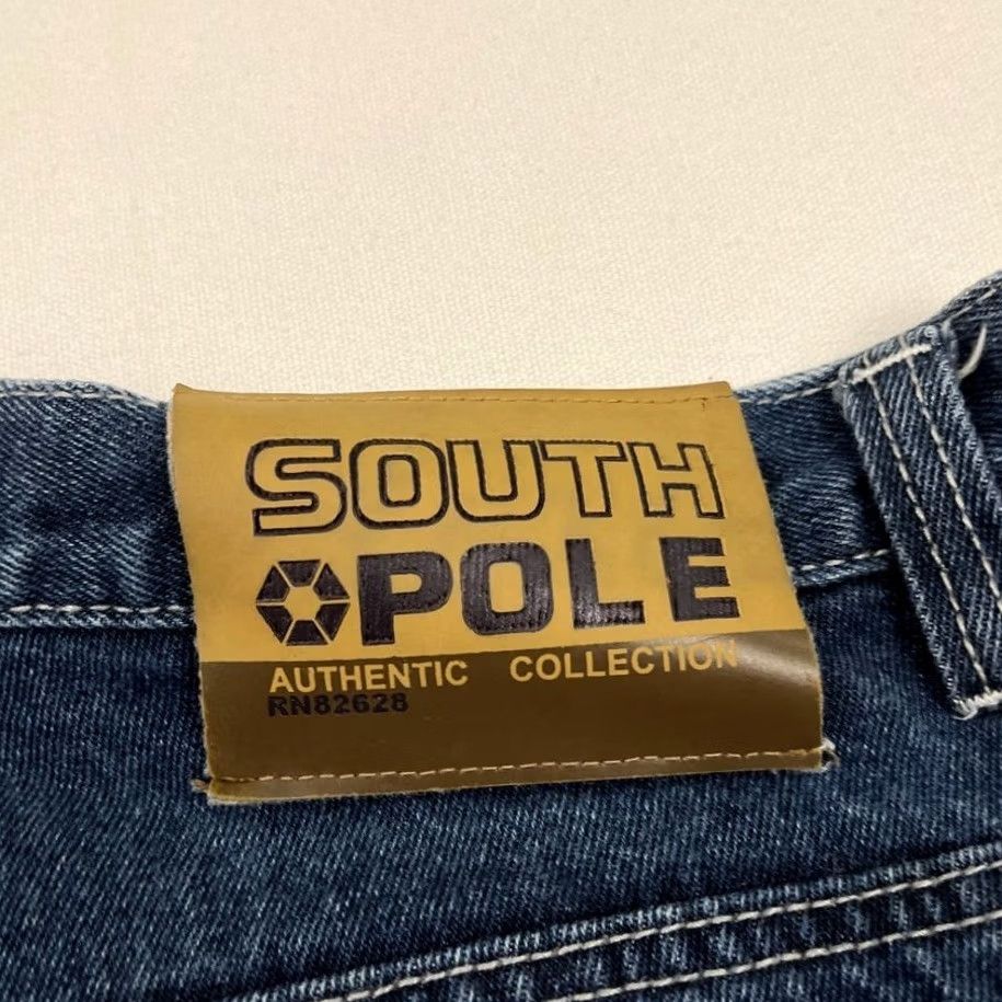 Southpole VINTAGE Southpole Jeans Mens 38x30 Wide Baggy Denim Hip Hop Grunge Streetwear Y2K Shirt Size US 38 / EU 54 - 2 Thumbnail