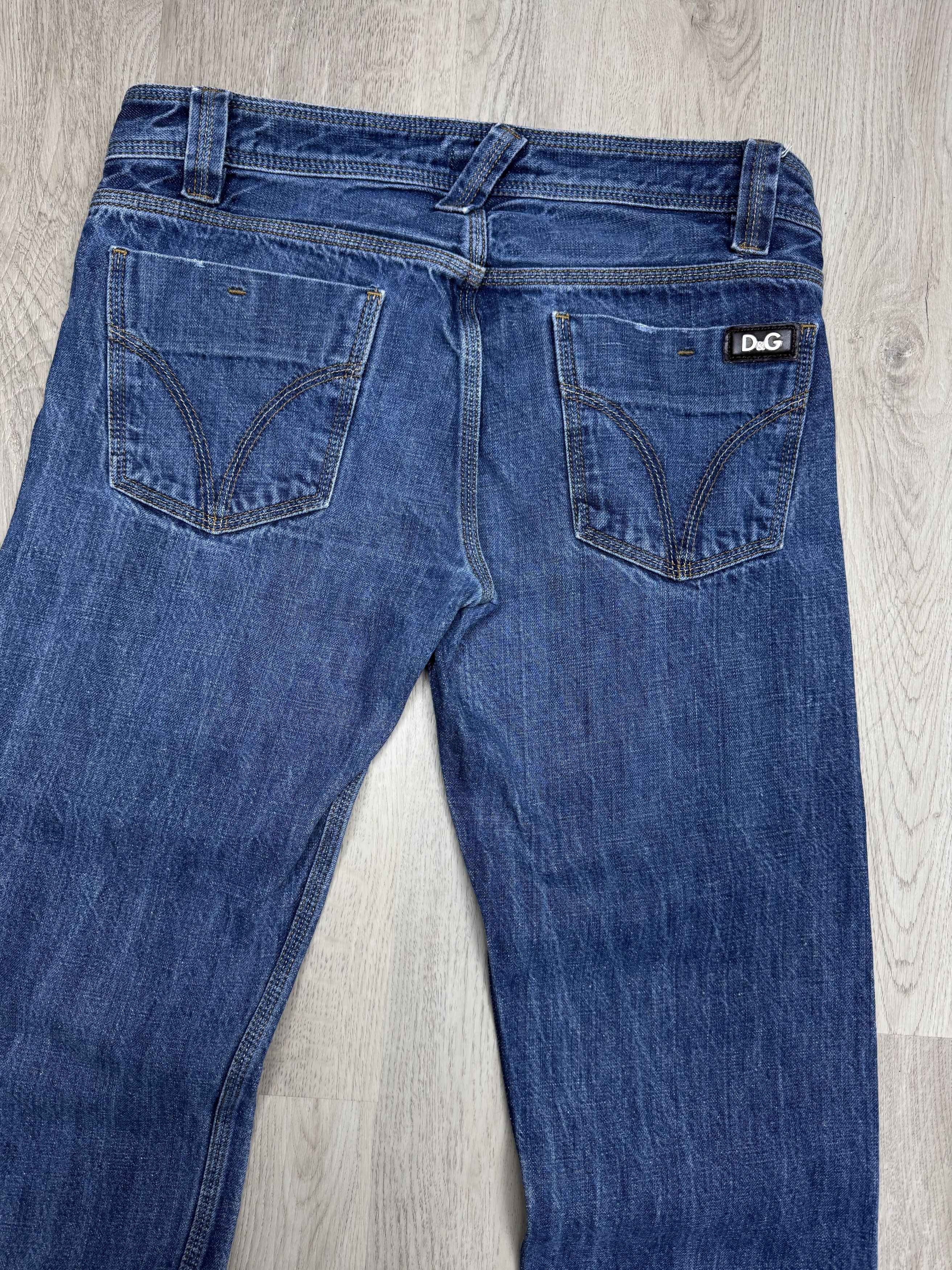 Dolce & Gabbana Dolce & Gabbana Vintage Womens Salvage Denim Pants Jeans Size 30" / US 8 / IT 44 - 9 Thumbnail