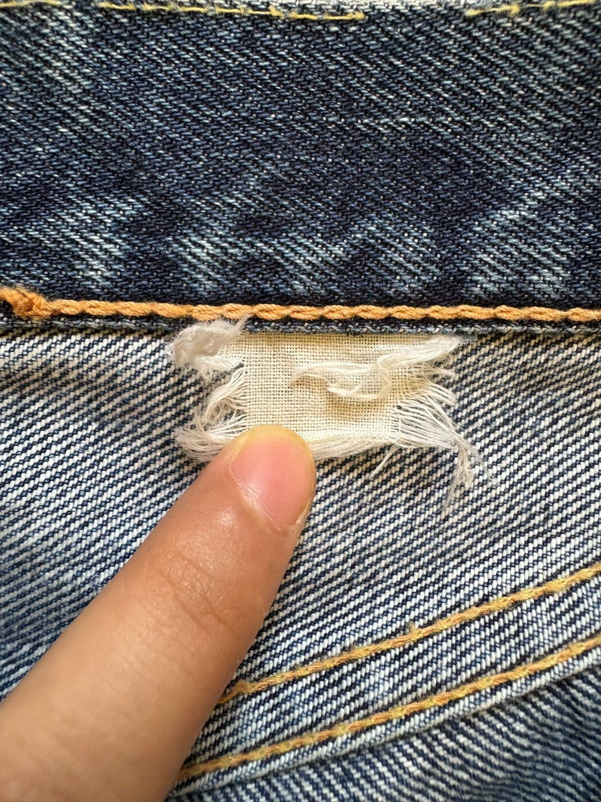Sugar Cane Vintage Japanese Sugar Canes Toyo Selvedge Baggy Style Jeans Size US 31 - 11 Thumbnail