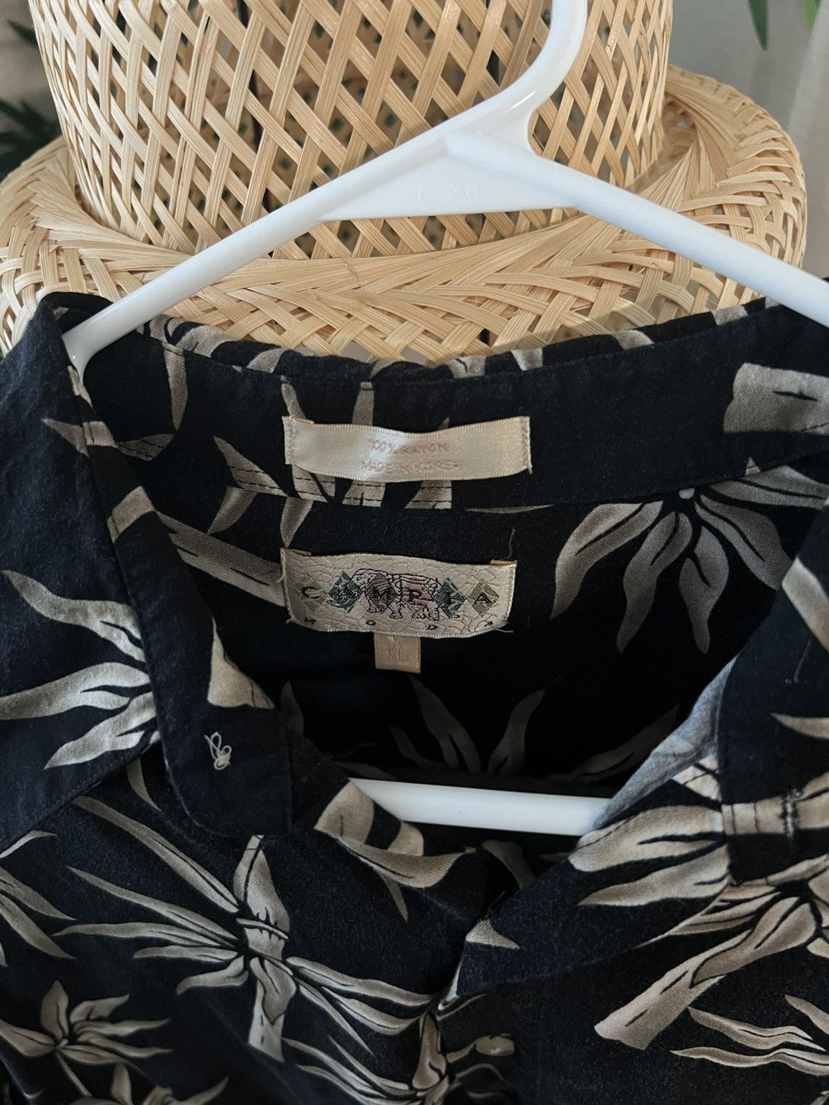 Campia Moda × Vintage Vintage Bamboo Button Down Size US XL / EU 56 / 4 - 3 Thumbnail