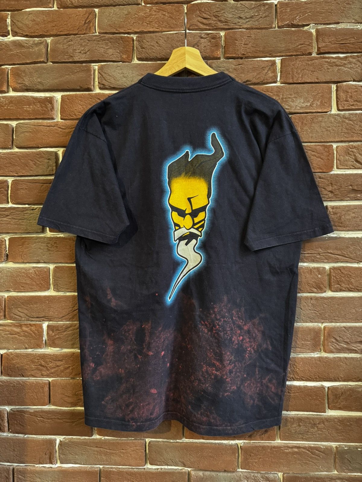 Band Tees Rare Vintage 1996 Thunderdome Wizard Gabber Band Tshirt Size US L / EU 52-54 / 3 - 2 Thumbnail