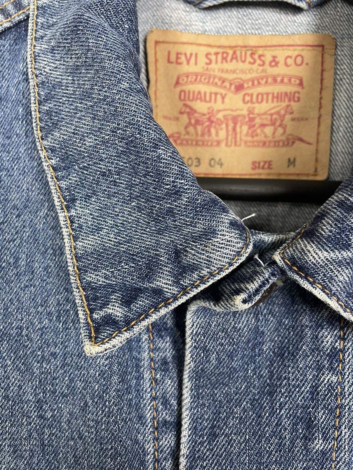 Levi's 1990's Vintage Levi's 70503 Denim Jacket Size US M / EU 48-50 / 2 - 11 Thumbnail