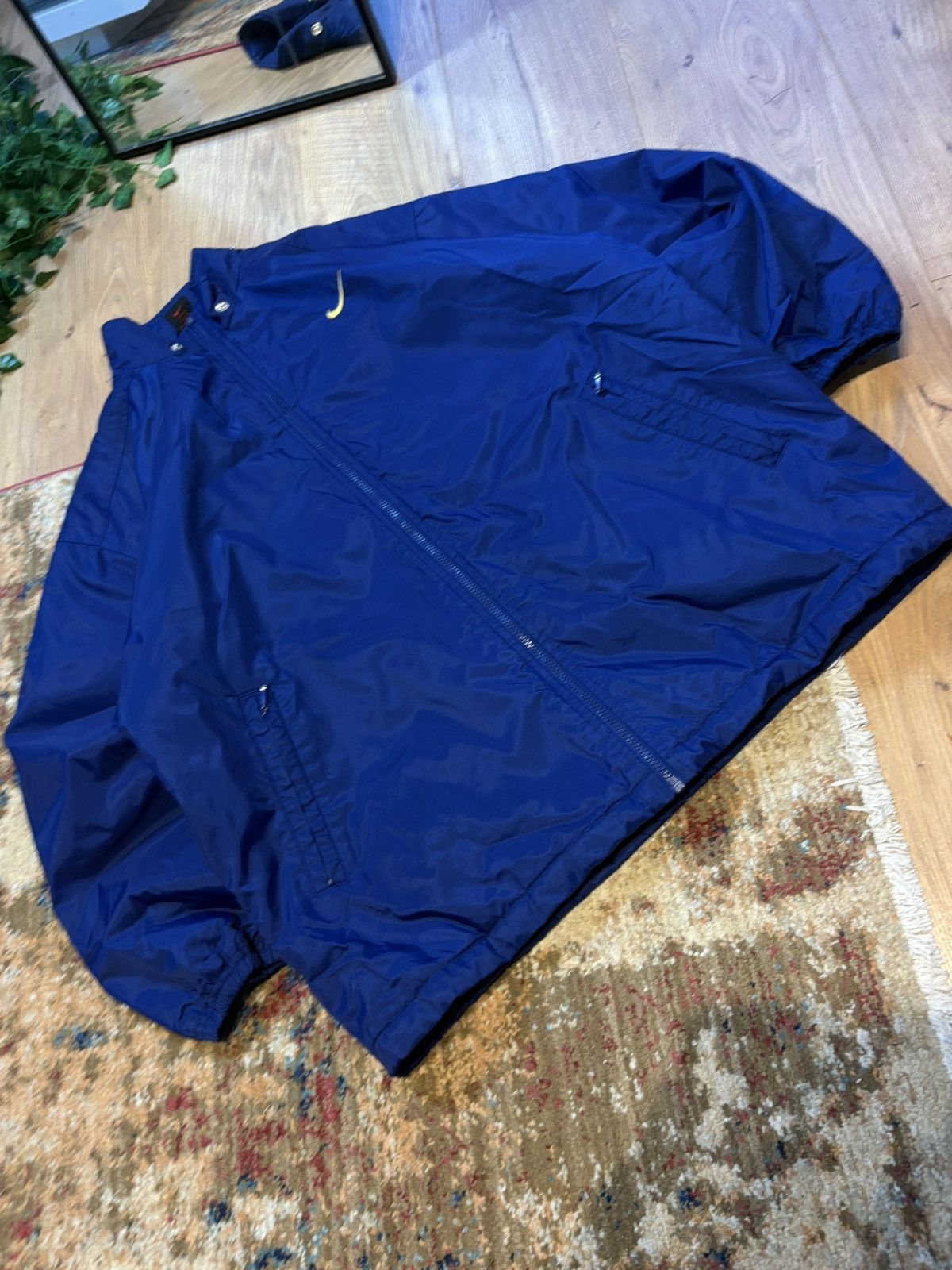 Nike 90s Vintage Double Big Swoosh Logo Oversized Down Jacket Size US M / EU 48-50 / 2 - 5 Thumbnail