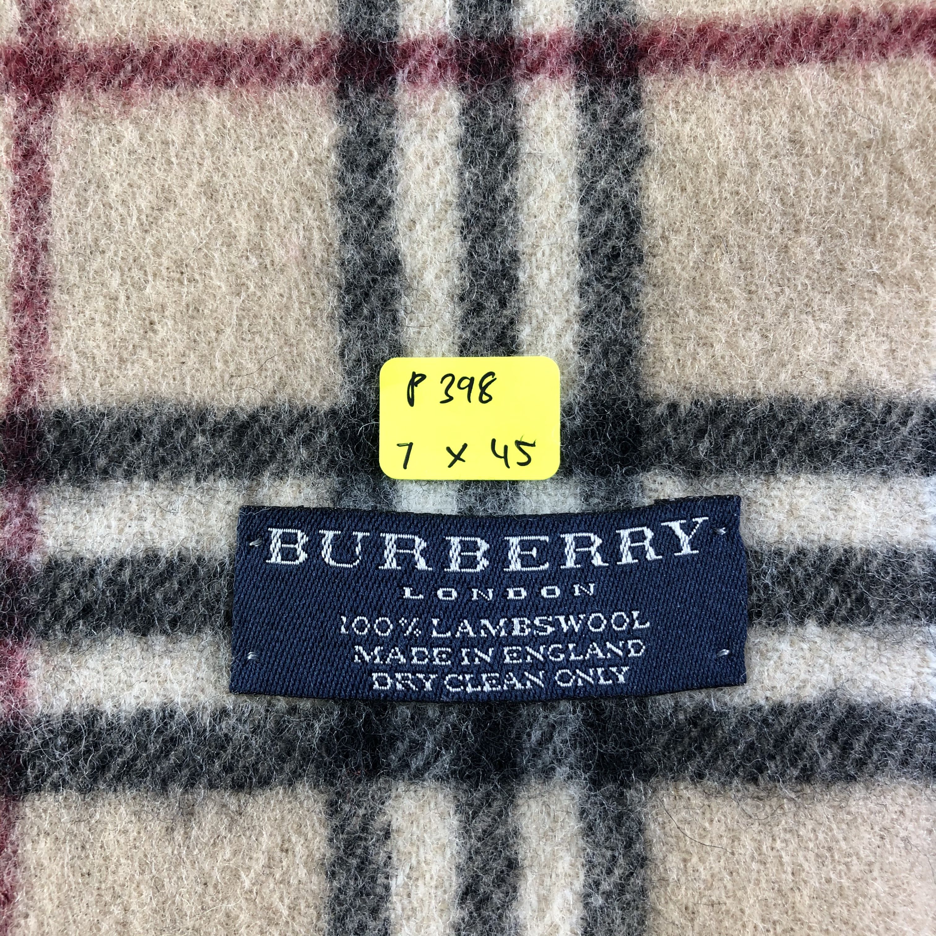 Burberry Burberry Wool Scarf / Muffler / Neckwear Size ONE SIZE - 6 Thumbnail