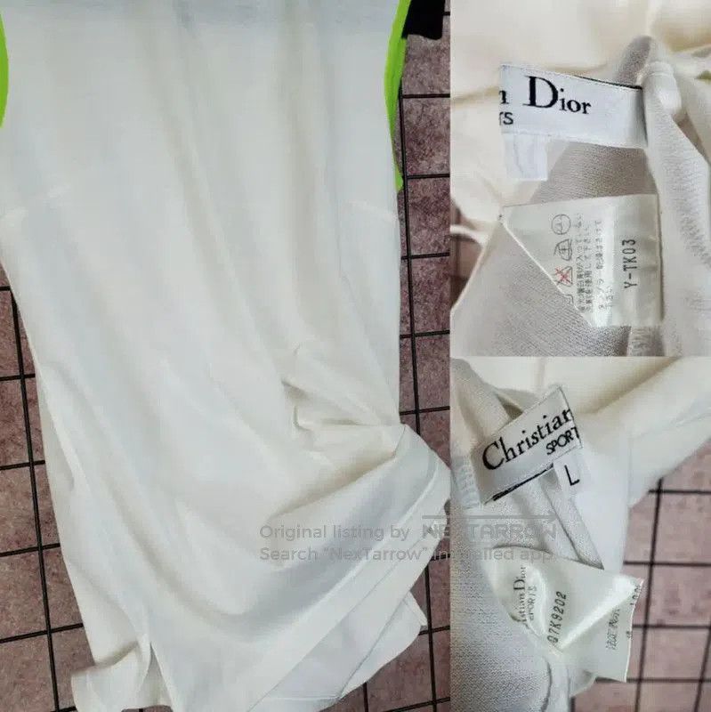 Dior Dior White Cotton Sleeveless Summer T. Size L / US 10 / IT 46 - 7 Thumbnail