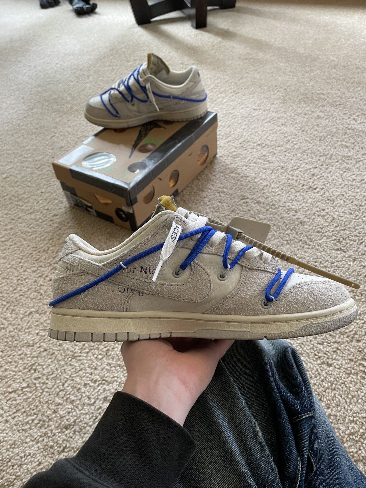 Nike × Off-White Off white x nike dunk low lot 32 of 50 Size US 8.5 / EU 41-42 - 3 Thumbnail