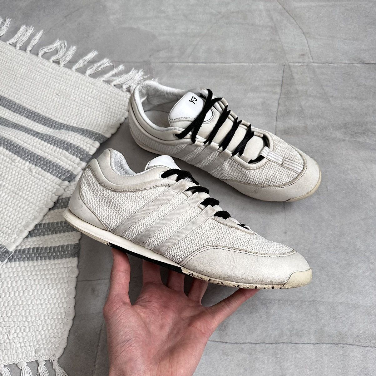 Adidas × Y-3 Japan Adidas Yohji Yamamoto Y-3 Vintage Boxing Sneaker Shoes Size US 8.5 / EU 41-42 - 12 Thumbnail