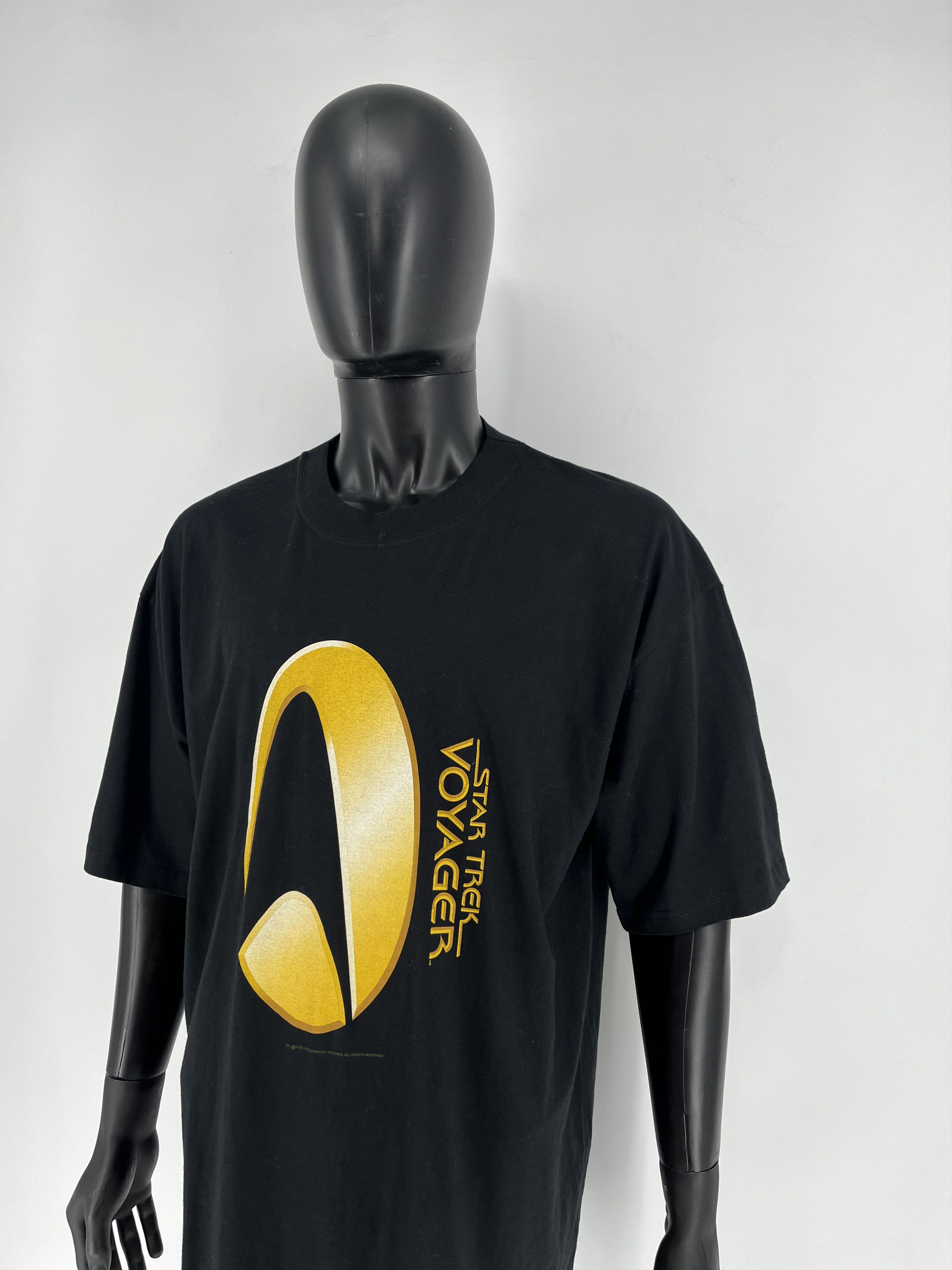 Band Tees × Vintage Movie Star trek voyager Tshirt 90s size XXLarge Size US XXL / EU 58 / 5 - 5 Thumbnail