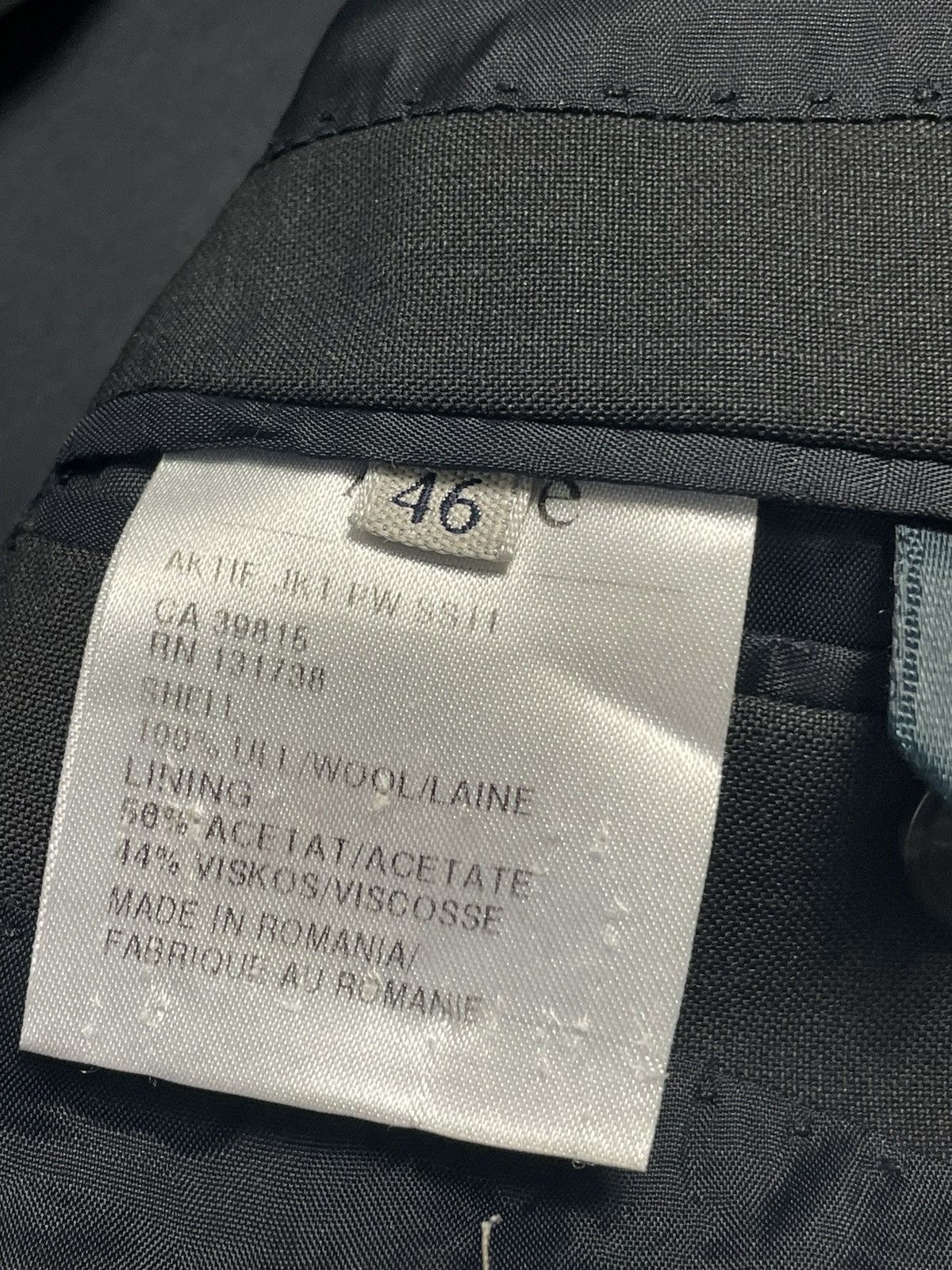 Acne Studios Acne Studios blazer suit black 46 Aktie jkt pw ss11 Size 46R - 5 Thumbnail