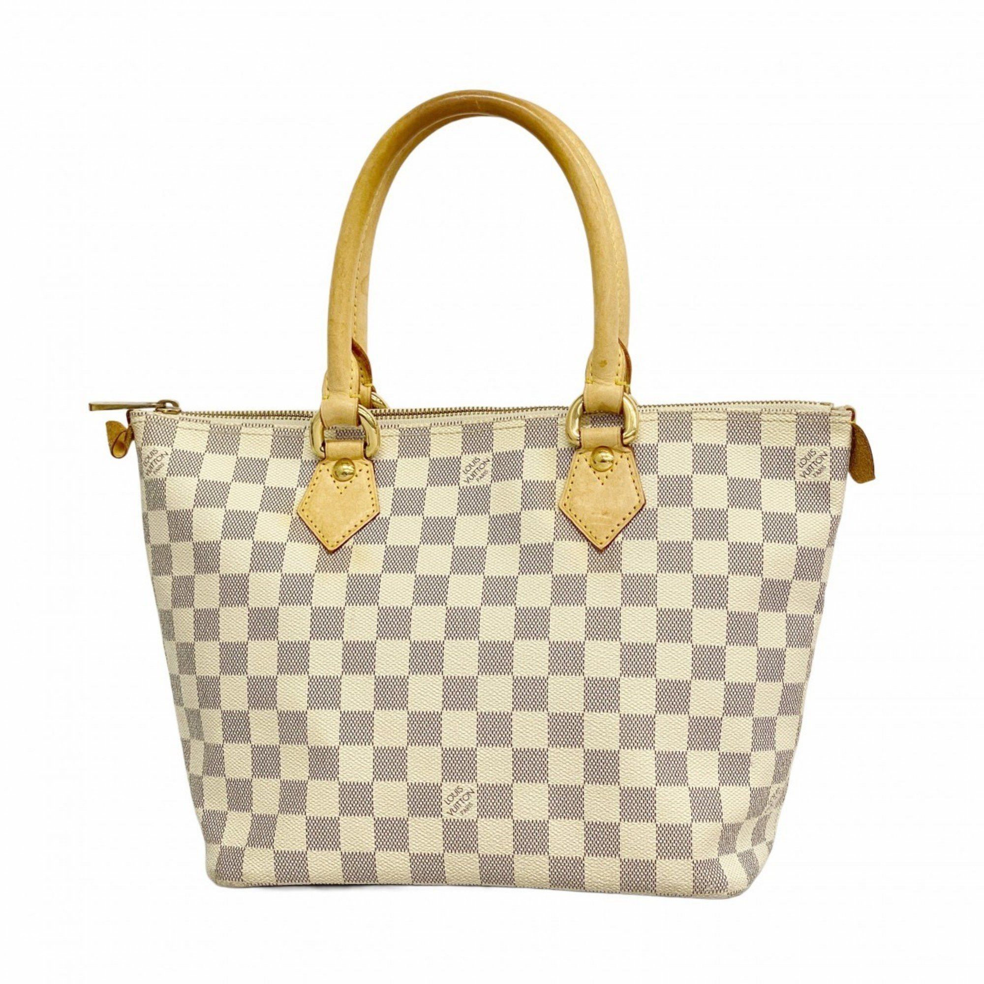 Louis Vuitton Tote Bag Damier Azur ya Pm N51186 White Women's