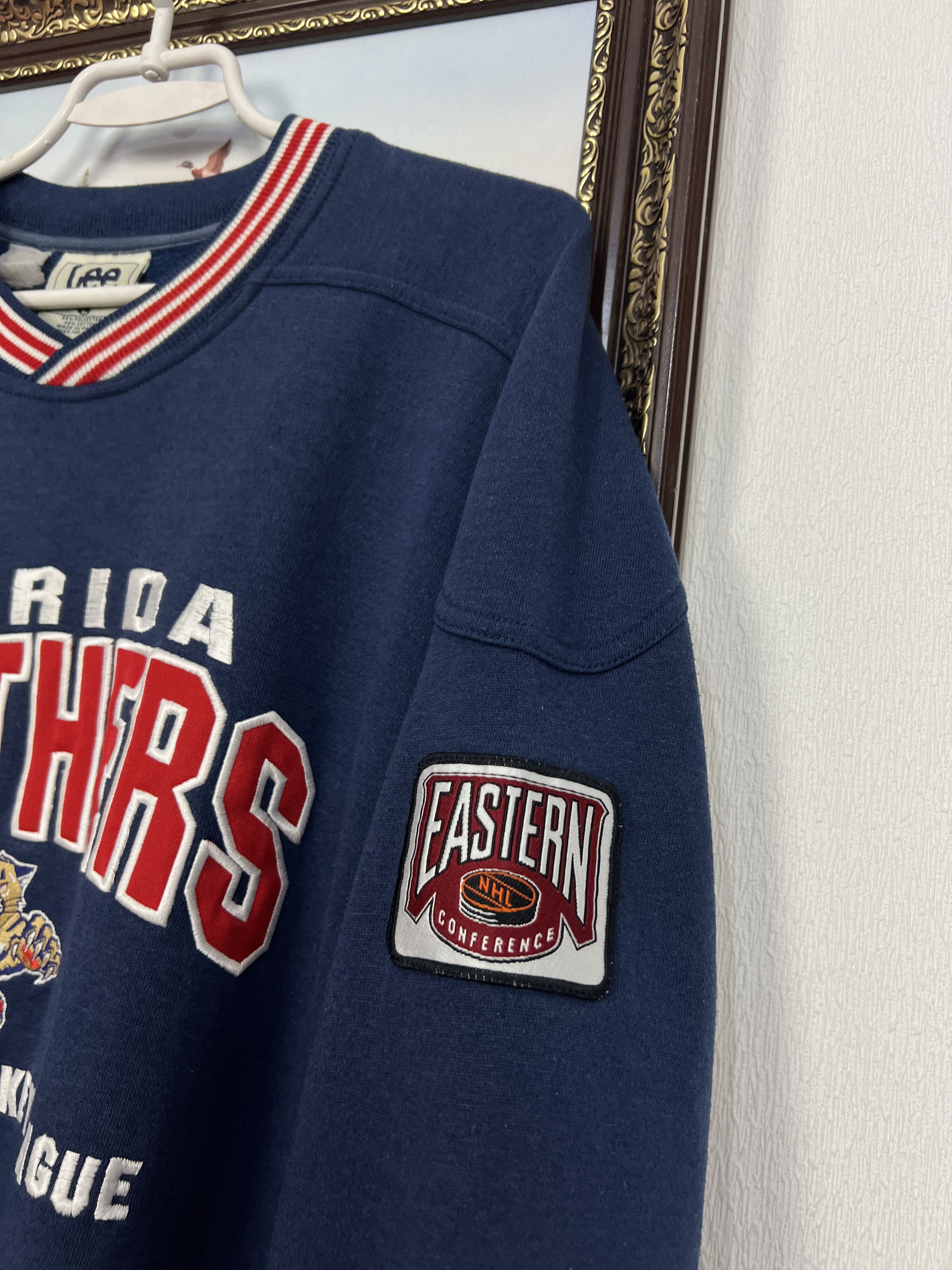 Lee Vintage Florida Panthers NHL Sweatshirt Over Print Crewneck Size US L / EU 52-54 / 3 - 4 Thumbnail