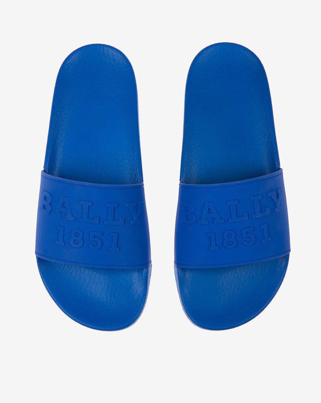Bally o1y1224 Embossed Slippers in Blue Size US 8 / EU 41 - 1 Thumbnail
