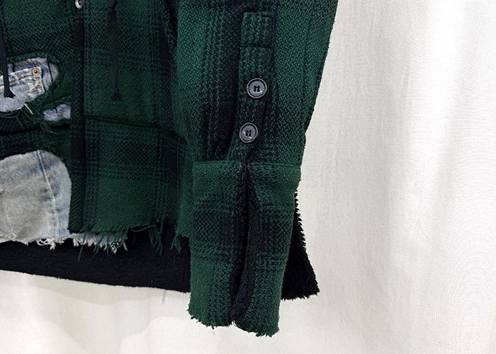Greg Lauren Greg Lauren checkered flannel hooded jacket Size US L / EU 52-54 / 3 - 5 Thumbnail