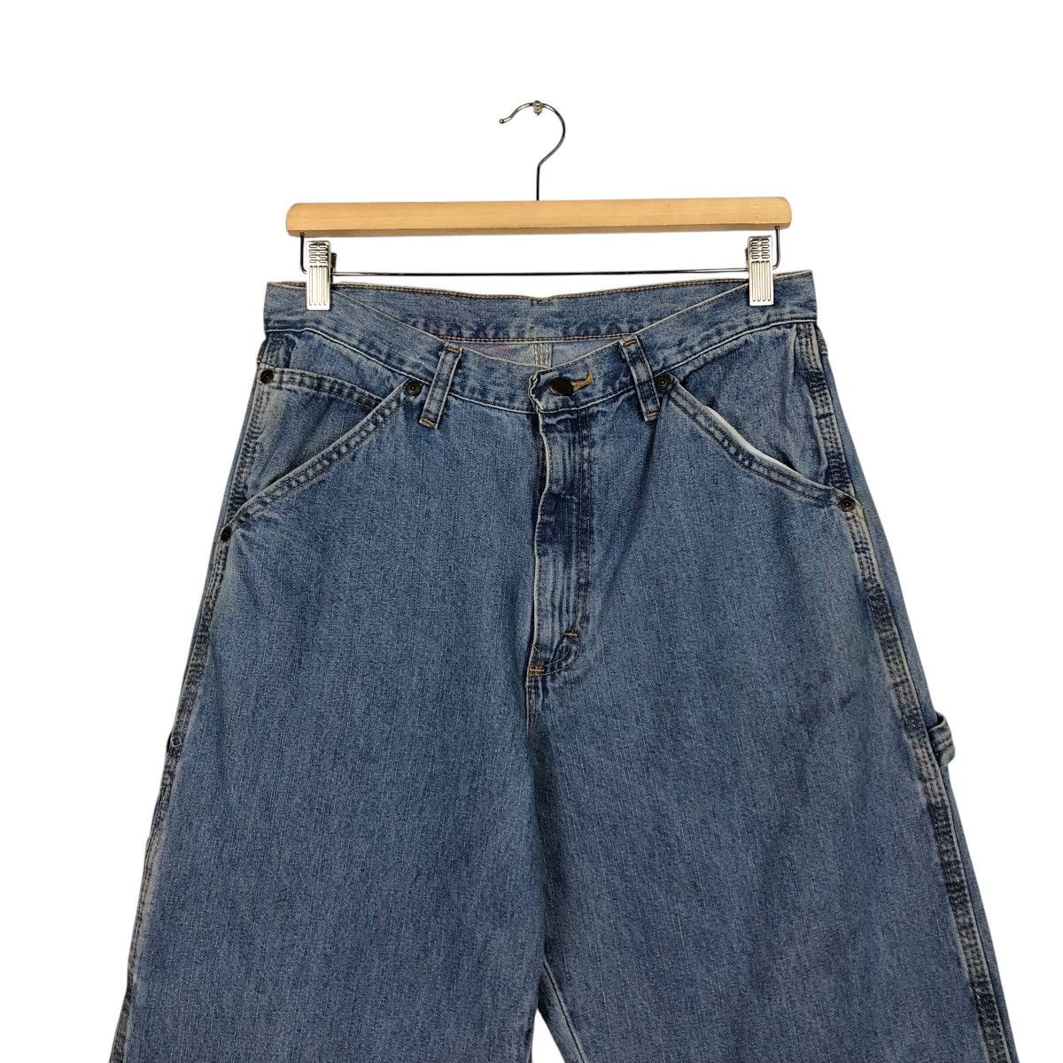 Japanese Brand × Vintage 📌Vintage Wrangler Denim Jeans Worker Wear Issey Miyake Size US 32 / EU 48 - 6 Thumbnail