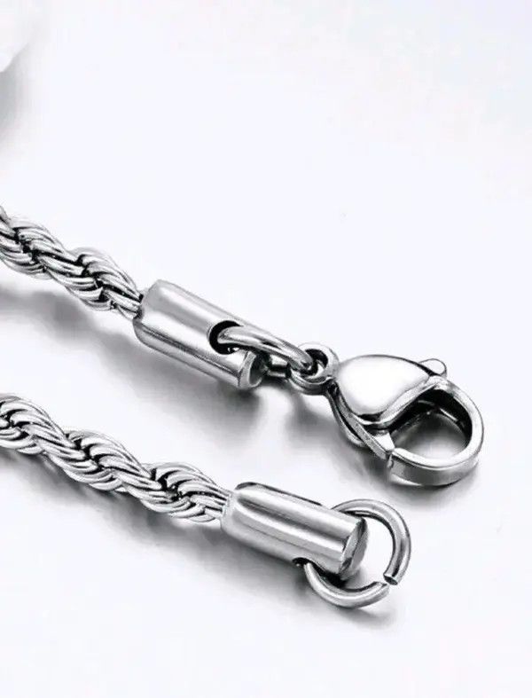 VIBE Twisted Rope Steel Bracelet Size ONE SIZE - 7 Thumbnail