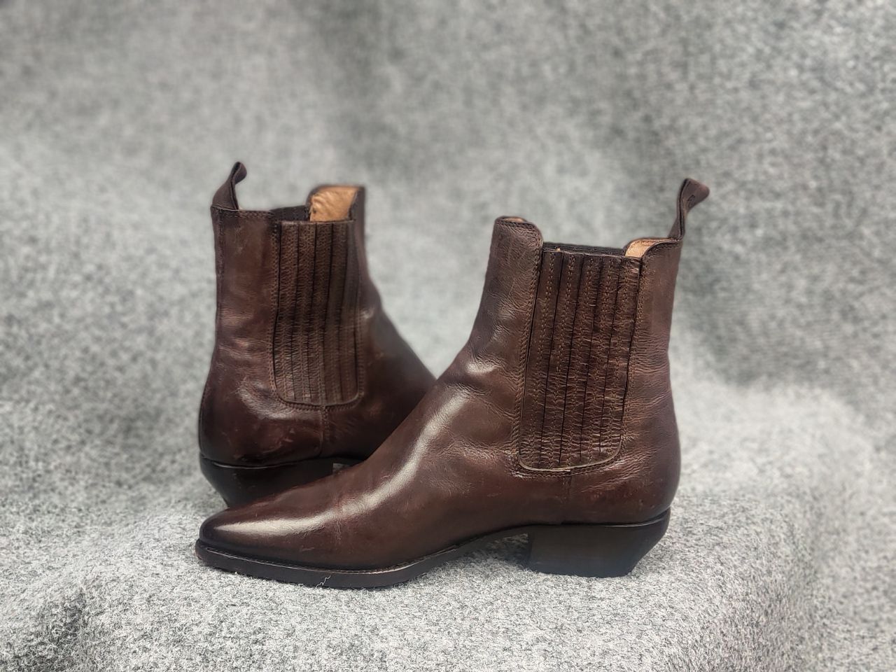 Elia Maurizi Elia Maurizi Design Leather western chelsea ankle Boots Size US 9 / IT 39 - 14 Thumbnail