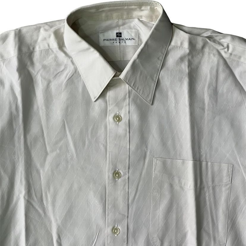 Balmain 🔥ACCEPTOFFERS🔥Pierre Balmain Paris Shirts Button Ups Vintage Size US L / EU 52-54 / 3 - 5 Thumbnail