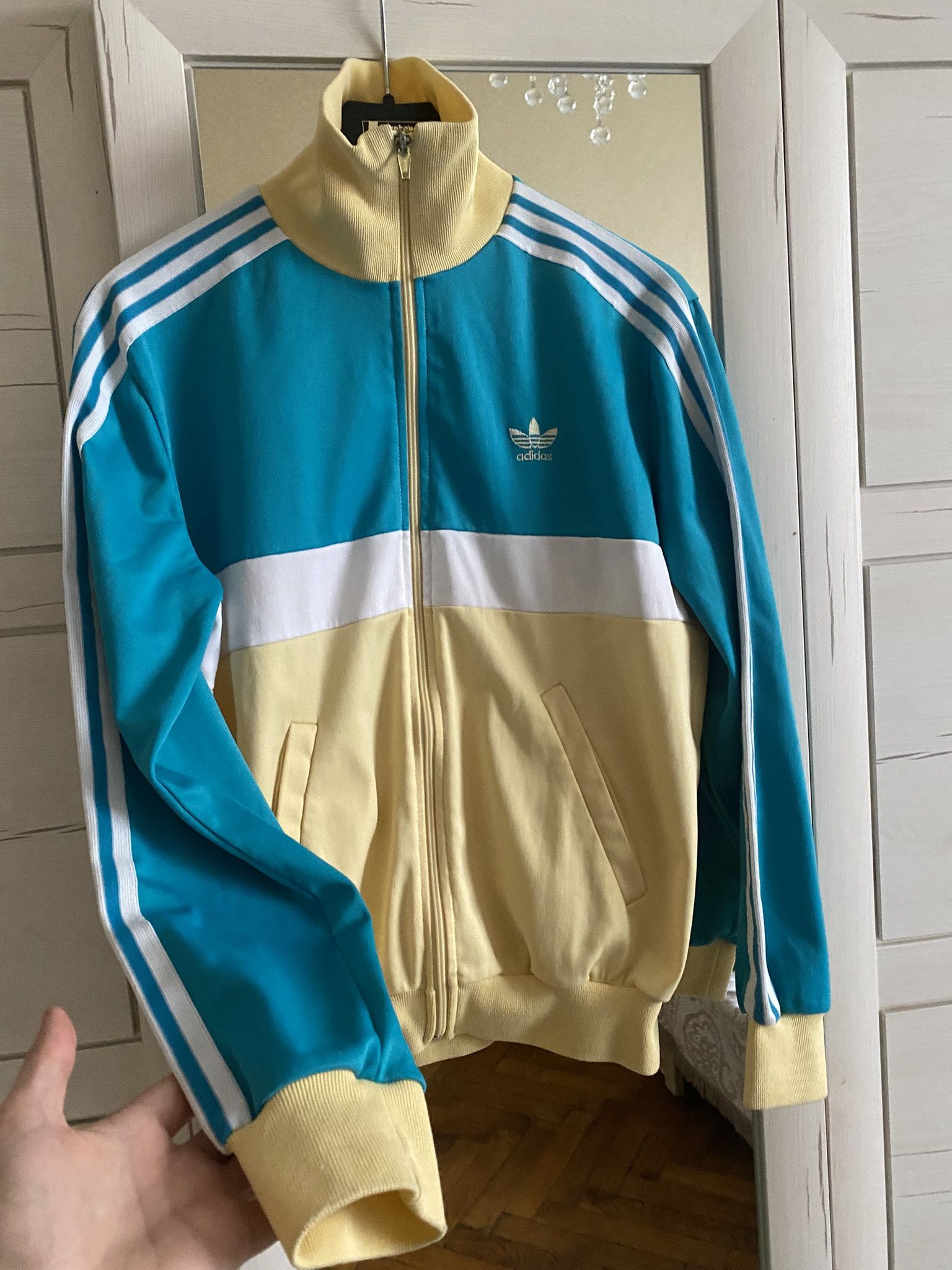 Adidas Adidas Ventex 70's MENS Tracksuit Sweatshirt Jacket Vintage Size US S / EU 44-46 / 1 - 3 Thumbnail