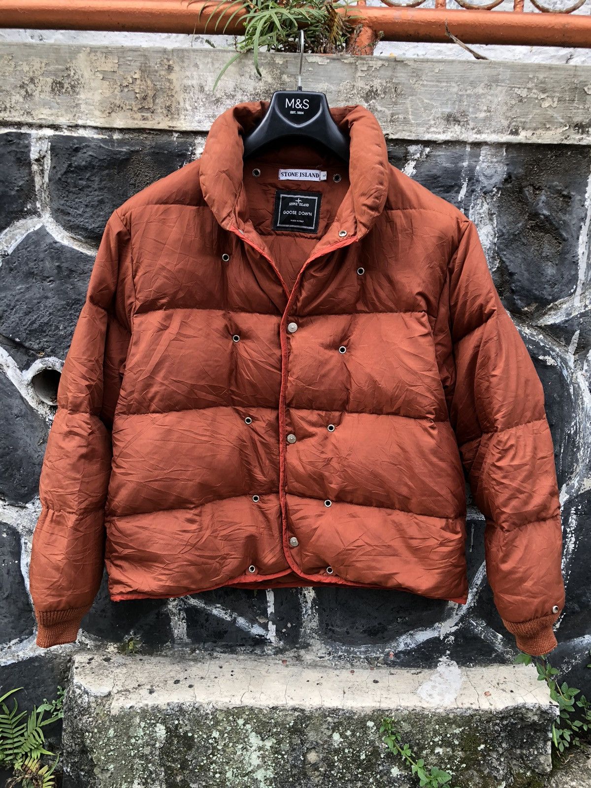 Stone island raso gommato vintage on sale