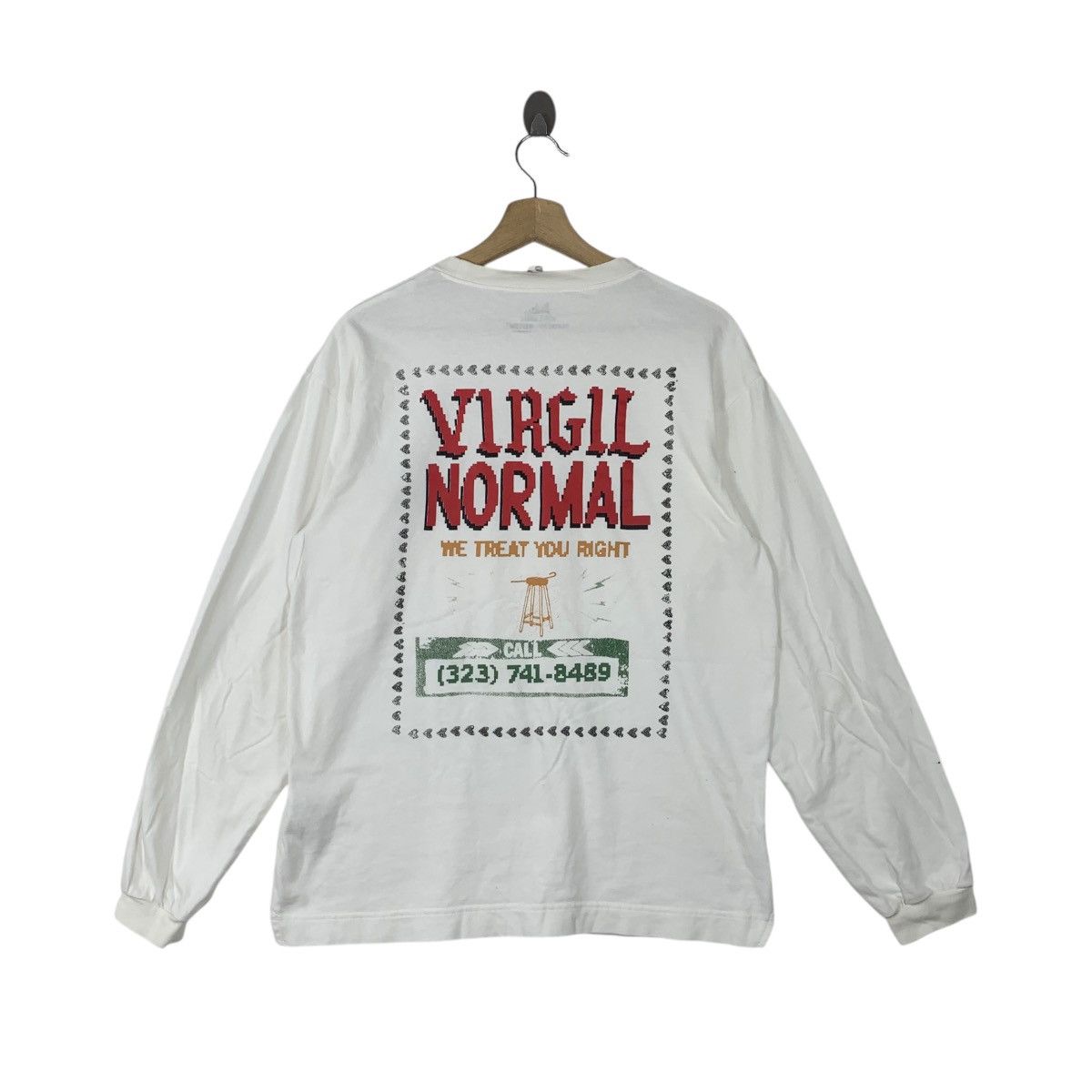 Virgil Normal VIRGIL NORMAL x WISLOM We Treat Your Right Tee Shirt Size US M / EU 48-50 / 2 - 5 Thumbnail