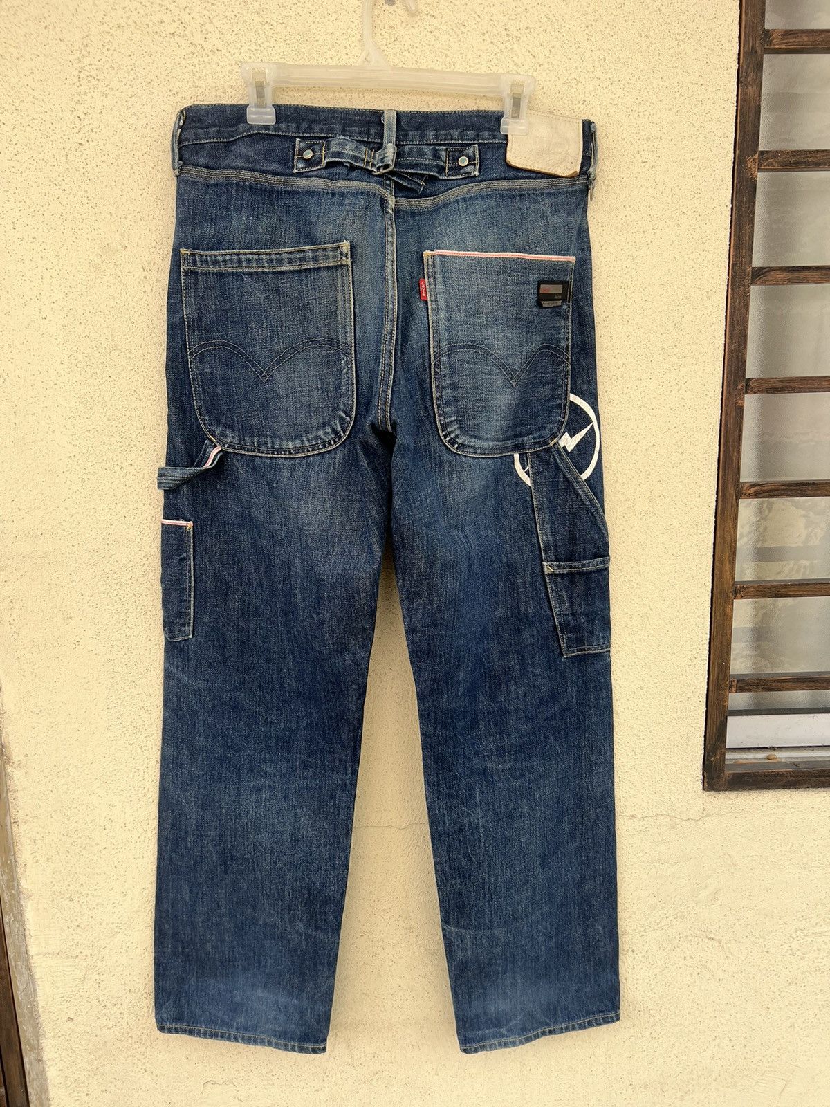Fragment Design × Levi's 2009 Levi’s Fenom X Fragment Design Denim Carpenter Jeans Size US 34 / EU 50 - 15 Thumbnail