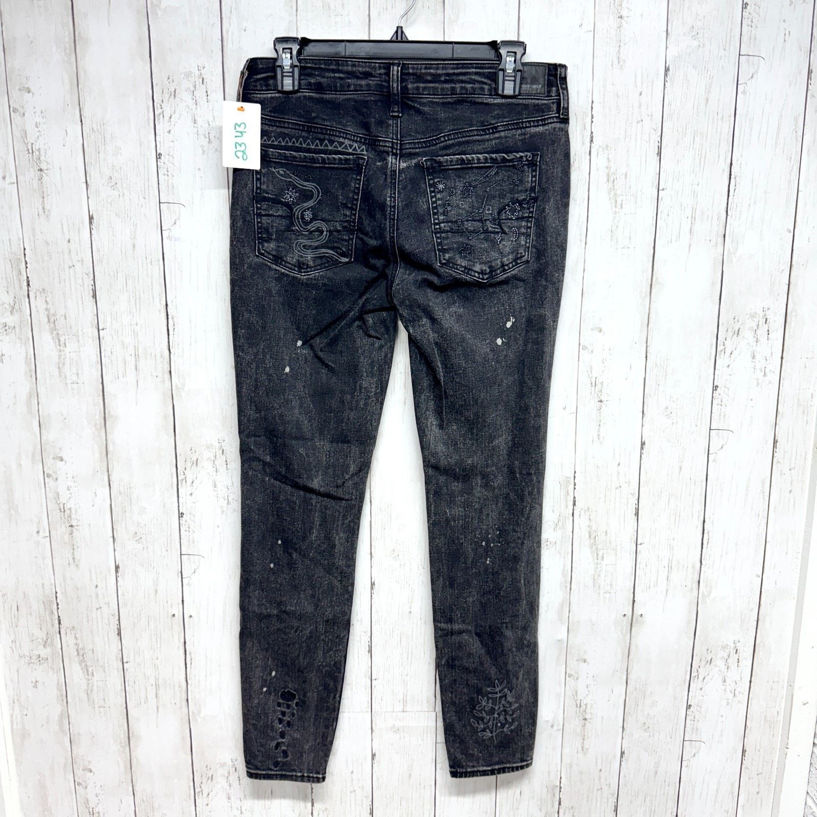 American Eagle Outfitters American Eagle Pants Size 8 Reg Super Stretch X Jeggings Size 30" / US 8 / IT 44 - 8 Thumbnail