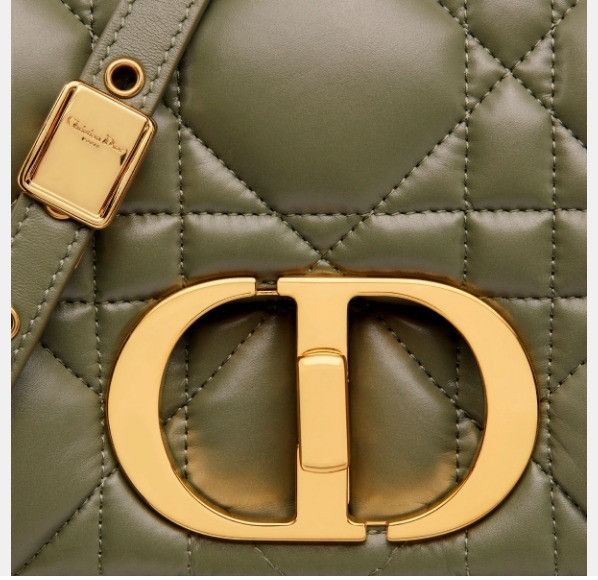 Dior o1w1db11024 Size: OS / Medium Caro Bag in Cedar Green Size ONE SIZE - 6 Thumbnail