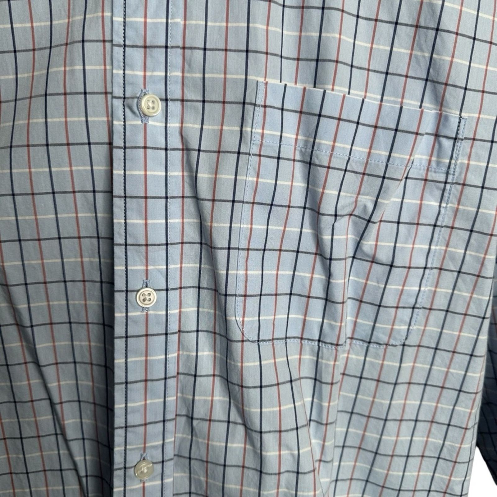 Uniqlo Uniqlo Blue Button Down Check Shirt XL Size US XL / EU 56 / 4 - 4 Thumbnail