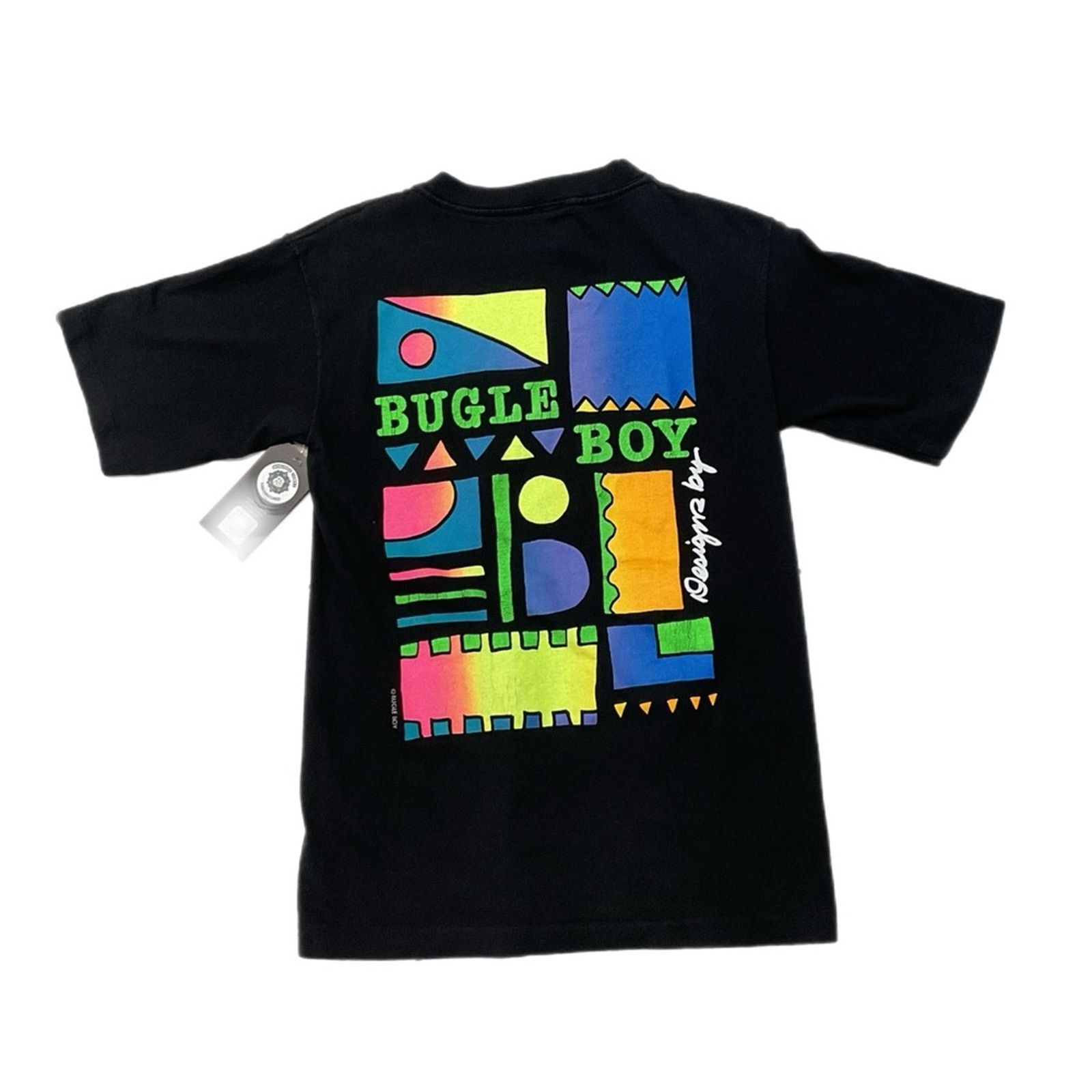 Bugle Boy Vintage Bugle Boy Neon Graphic T-Shirt Size US L / EU 52-54 / 3 - 2 Thumbnail