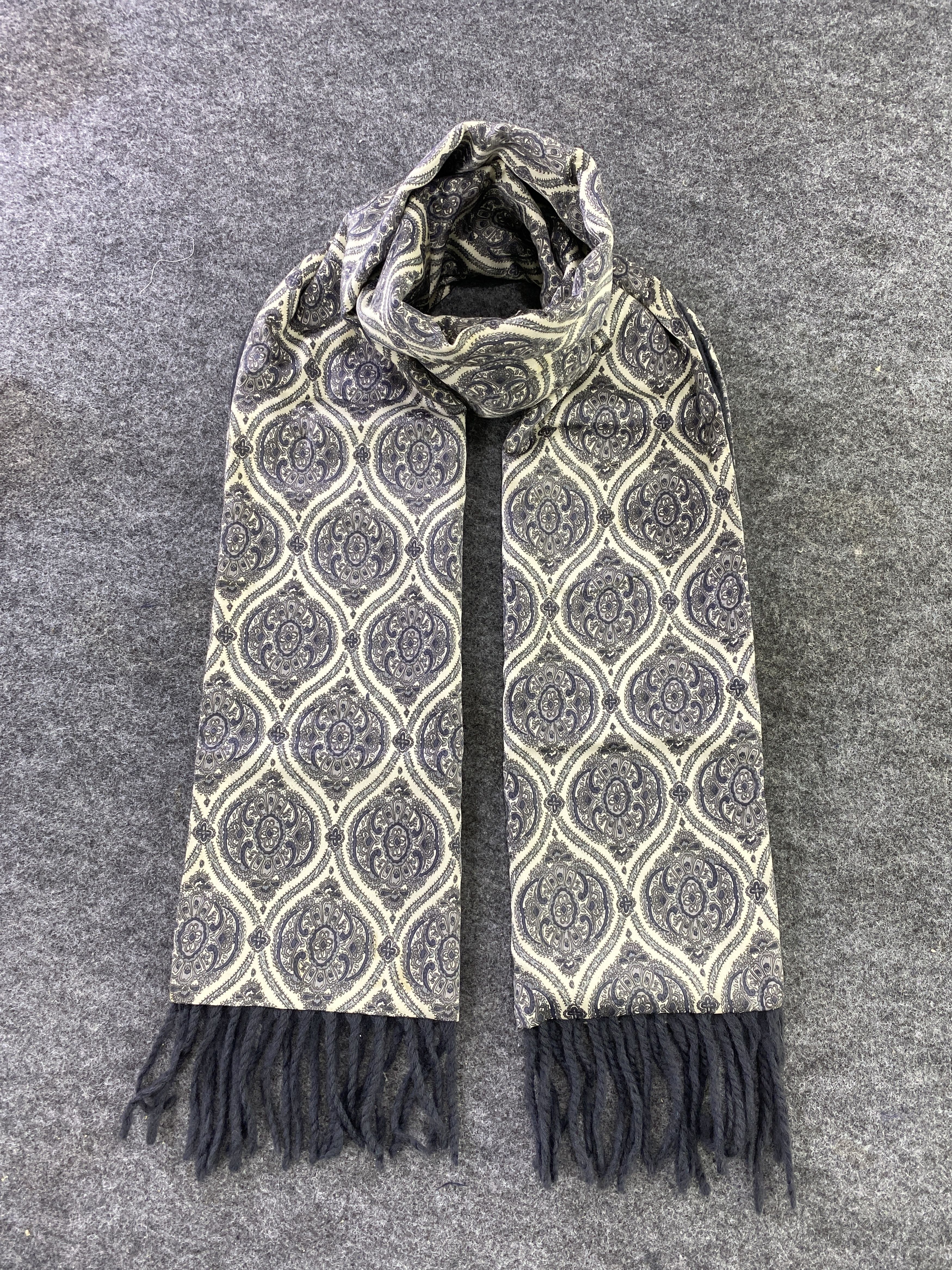 Paislee Silk Wool Scarf / Muffler / Neckwear -T546