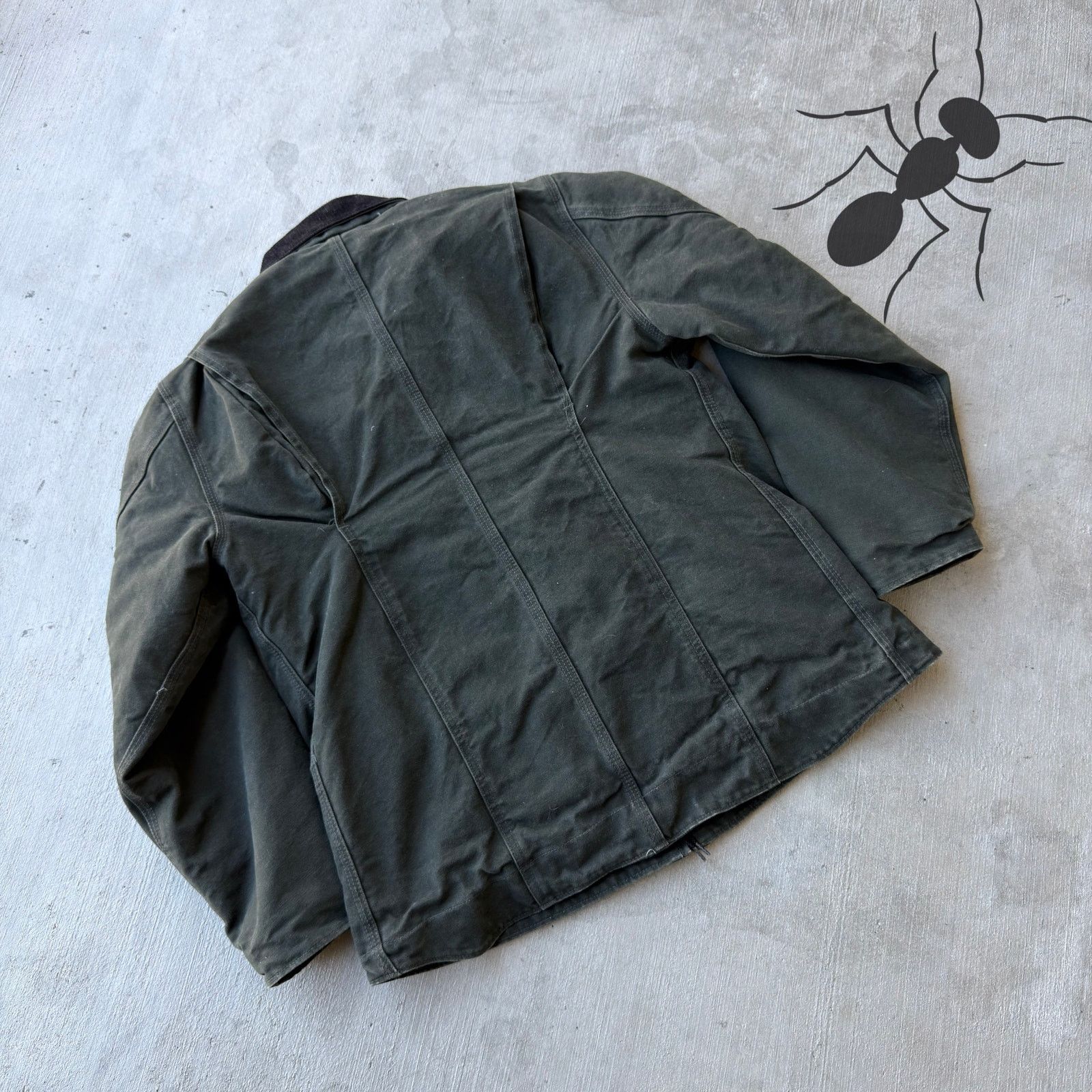 Carhartt × Vintage Carhartt WOMENS WC061 MOS green chore work wear jacket Size US L / EU 52-54 / 3 - 6 Thumbnail