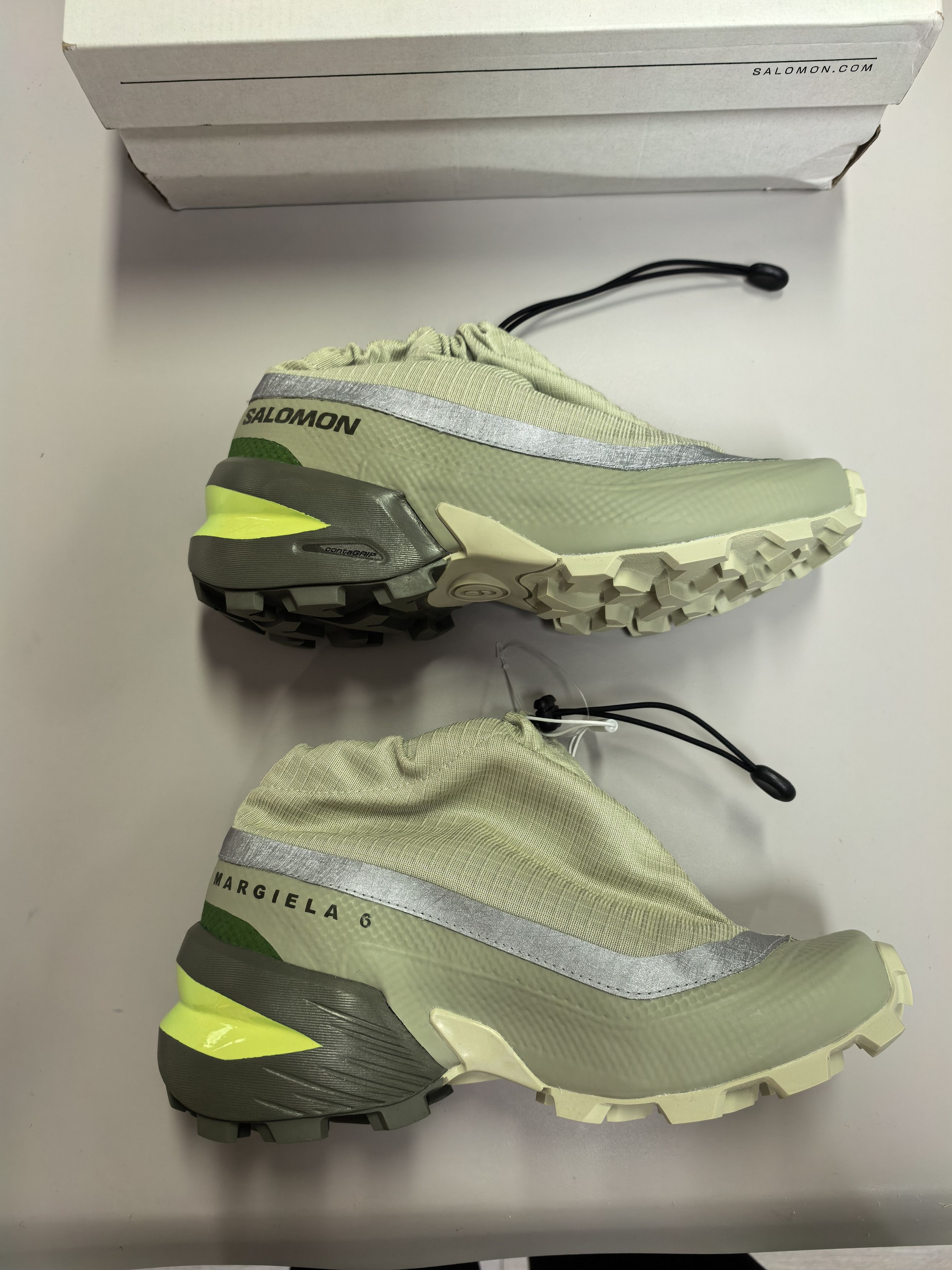 Maison Margiela NIB Cross Low - Green, 38，MM6 Maison Margiela x Salomon Size US 6.5 / IT 36.5 - 4 Thumbnail