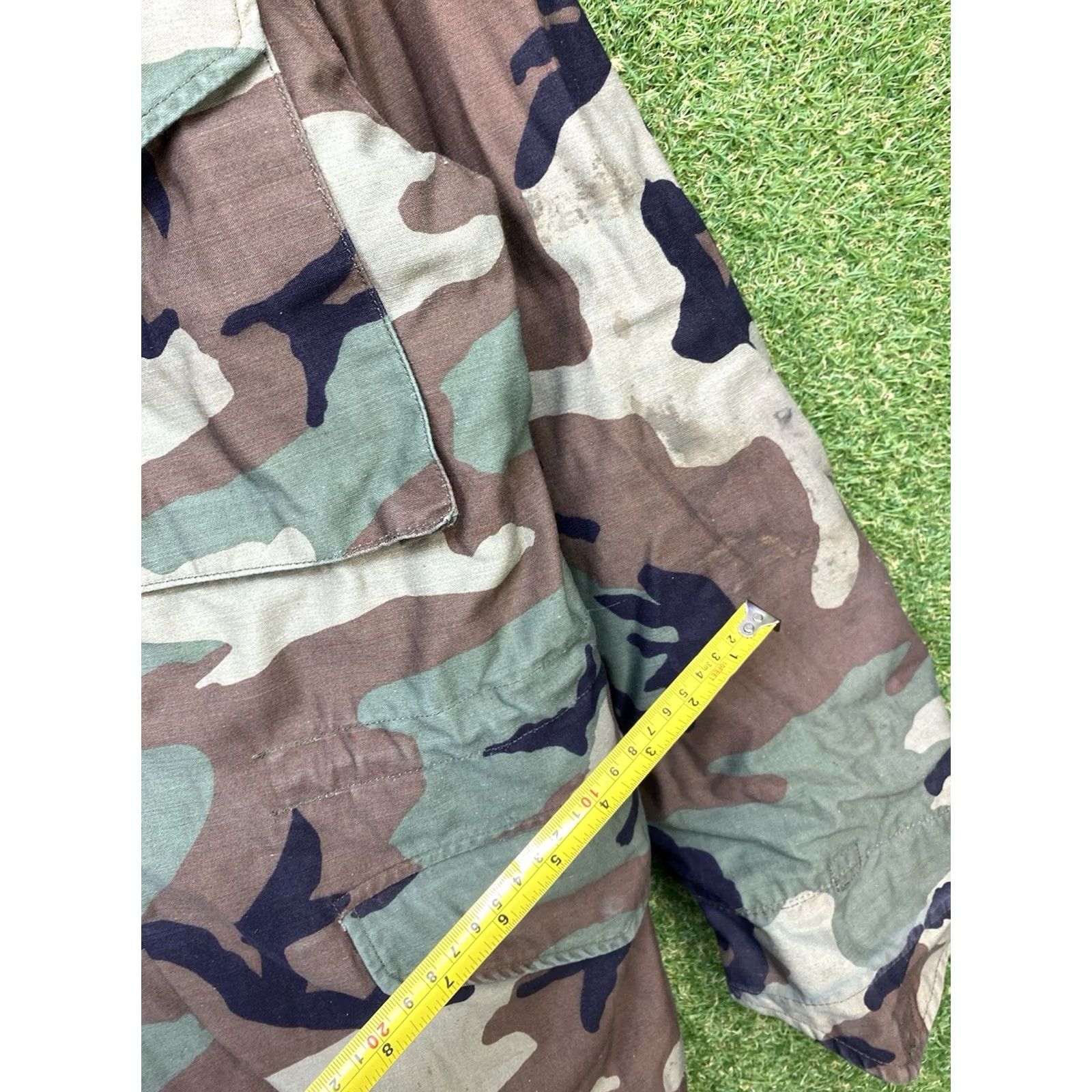 Vintage VINTAGE US ARMY Jacket Mens M Long Woodland Camo 90s Military Coat Workwear Outdoor 40in Chest Mens Size US M / EU 48-50 / 2 - 3 Thumbnail