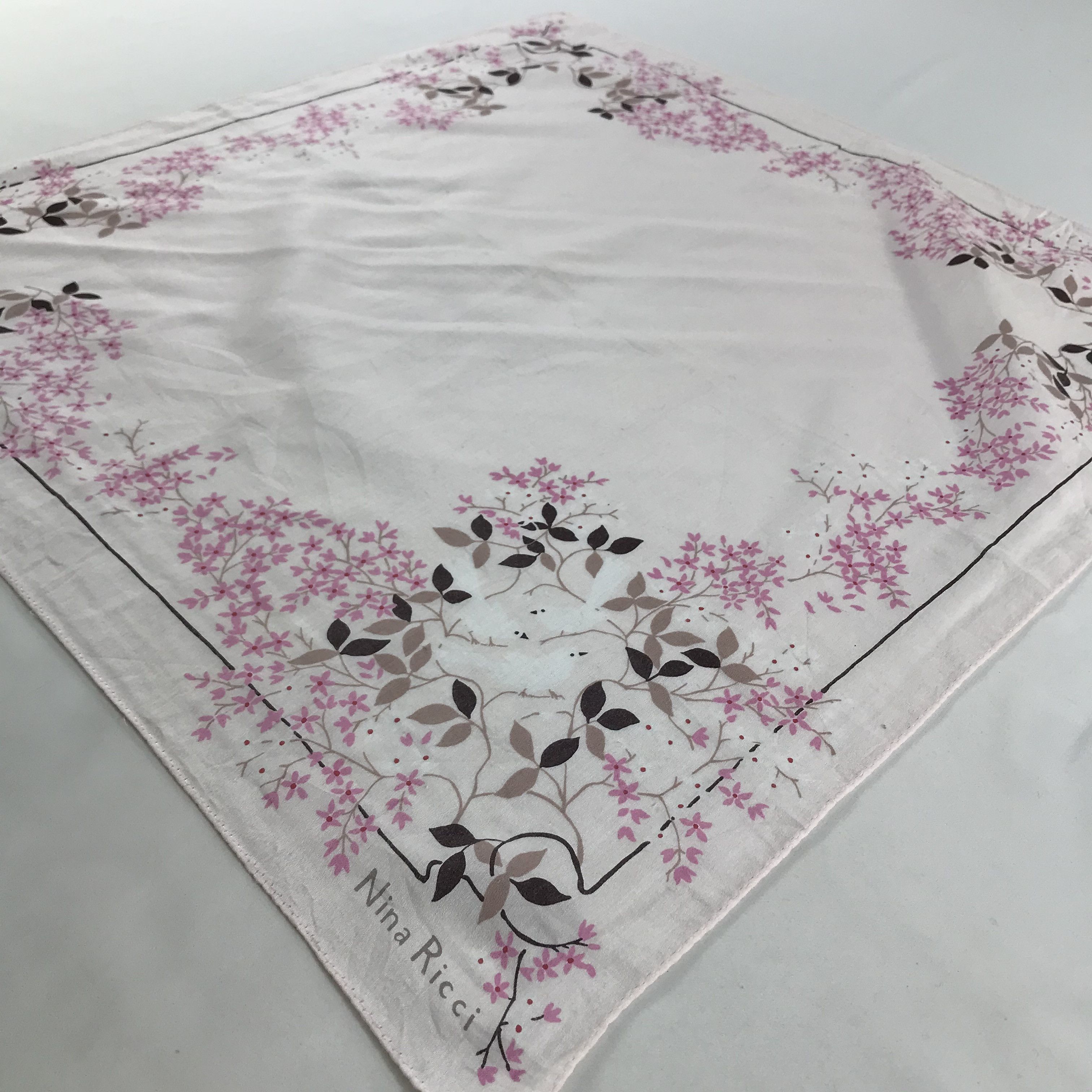 Nina Ricci × Vintage Nina Ricci Bandana / Handkerchief / Neckerchief - S1210 Size ONE SIZE - 2 Thumbnail