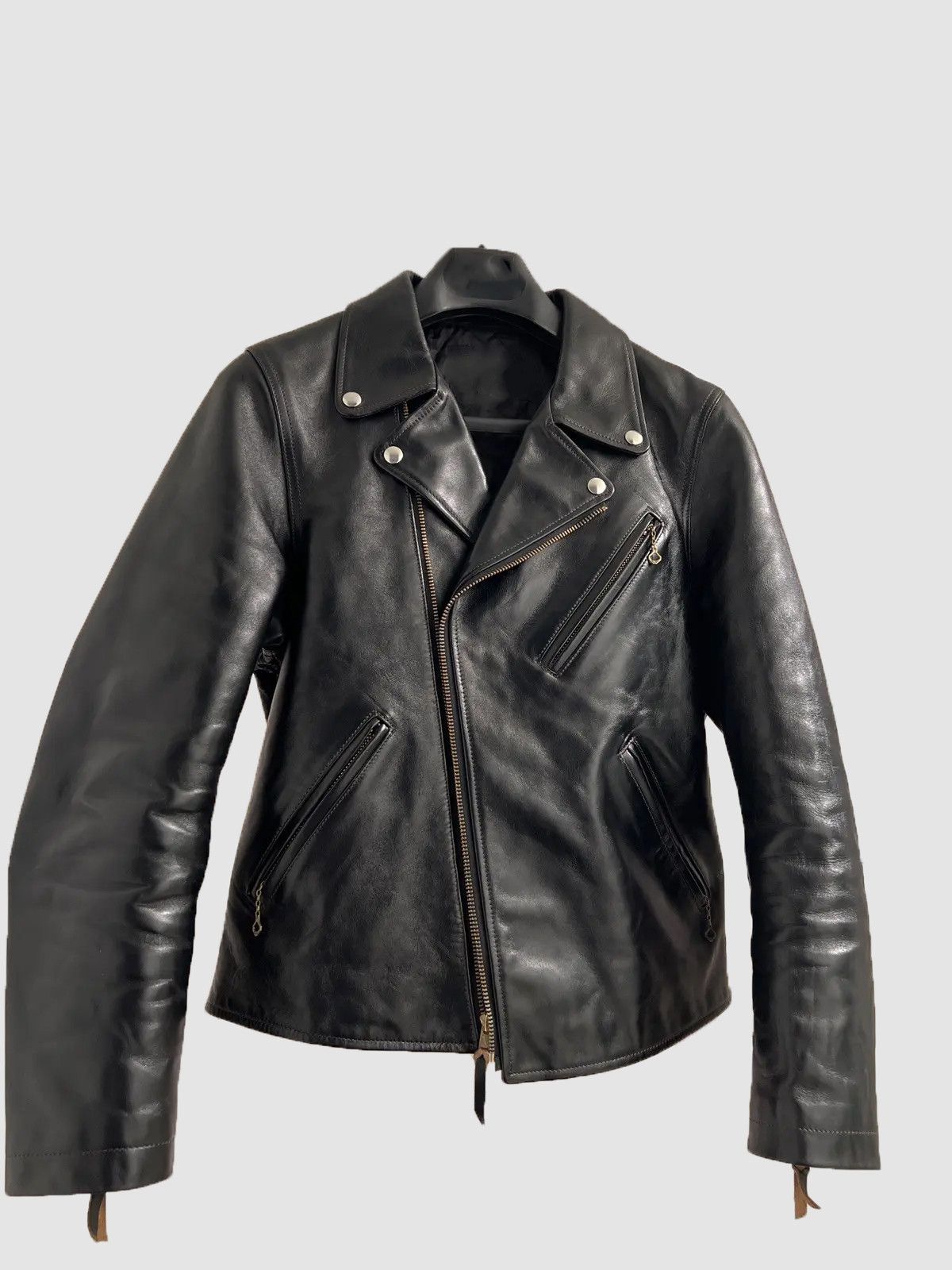 Genuine Leather × Grailed 🔥💀 MEN's VINTAGE BIKER STYLE LEATHER JACKET STREETWEAR Size US XL / EU 56 / 4 - 1 Thumbnail