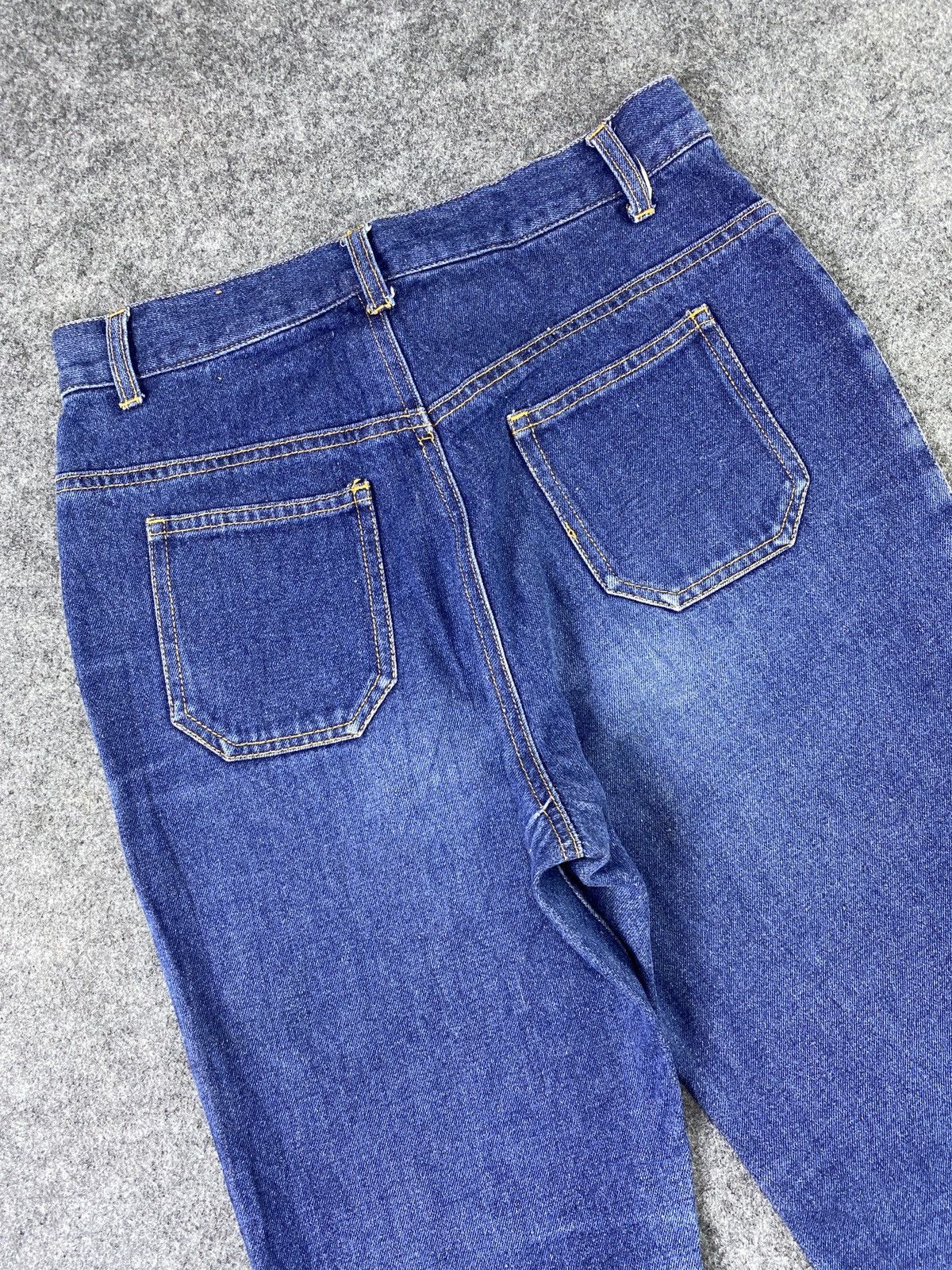 Japanese Brand × Jean Japanese Brand Fly Button Bootcut Blue Jeans - J1037 Size 27" / US 4 / IT 40 - 6 Thumbnail