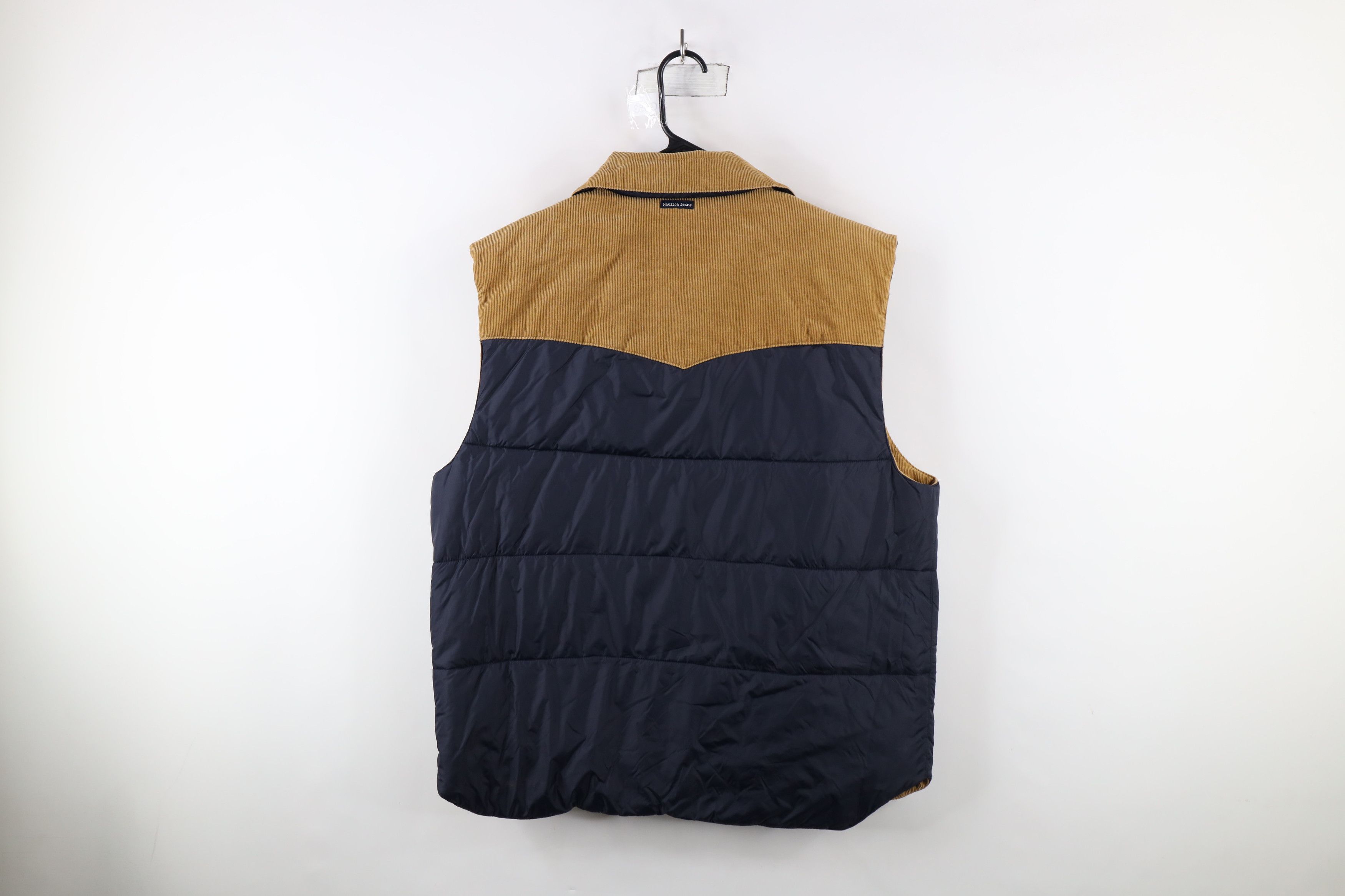 Nautica × Vintage Vintage 90s Nautica Reversible Corduroy Puffer Vest Jacket Size US XL / EU 56 / 4 - 9 Thumbnail