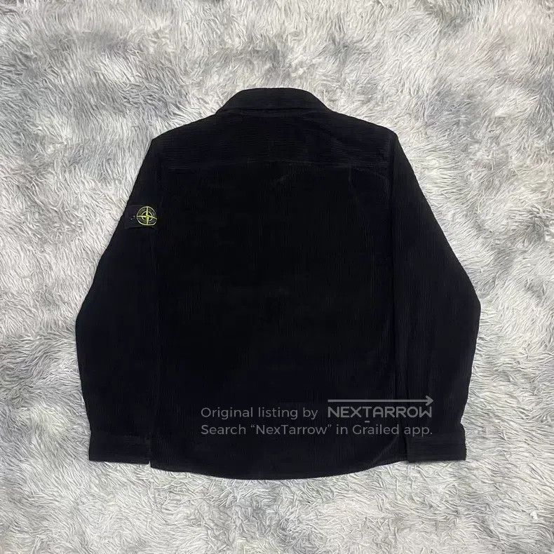 Stone Island Stone Island Corduroy Jacket Coat Black Color Size M Size US M / EU 48-50 / 2 - 2 Thumbnail