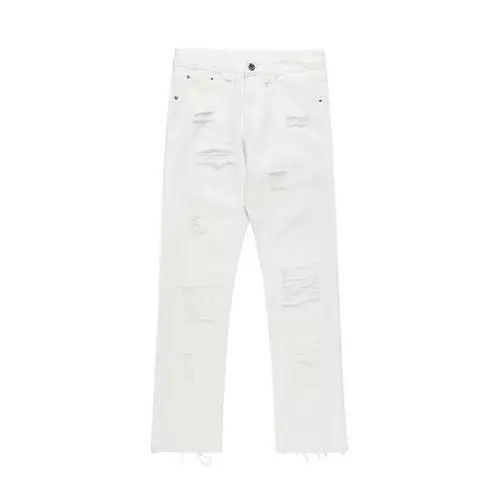 Jean grunge skate ripped flared damaged jeans Size US 30 / EU 46 - 4 Thumbnail