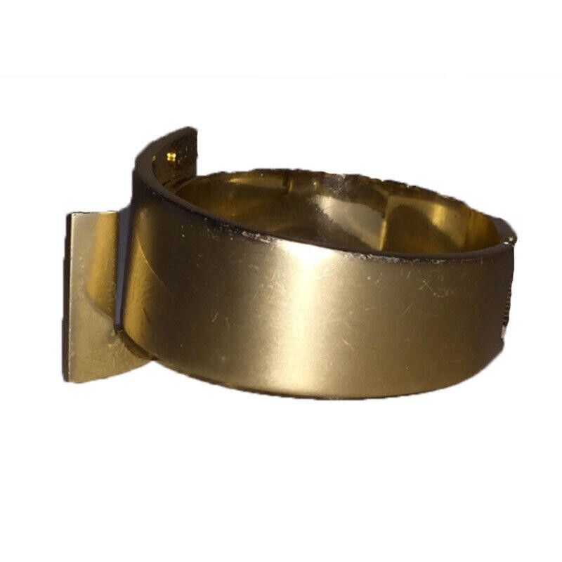 Lanvin Futuristic Lanvin Two Tone Clamper Bracelet Size ONE SIZE - 4 Thumbnail